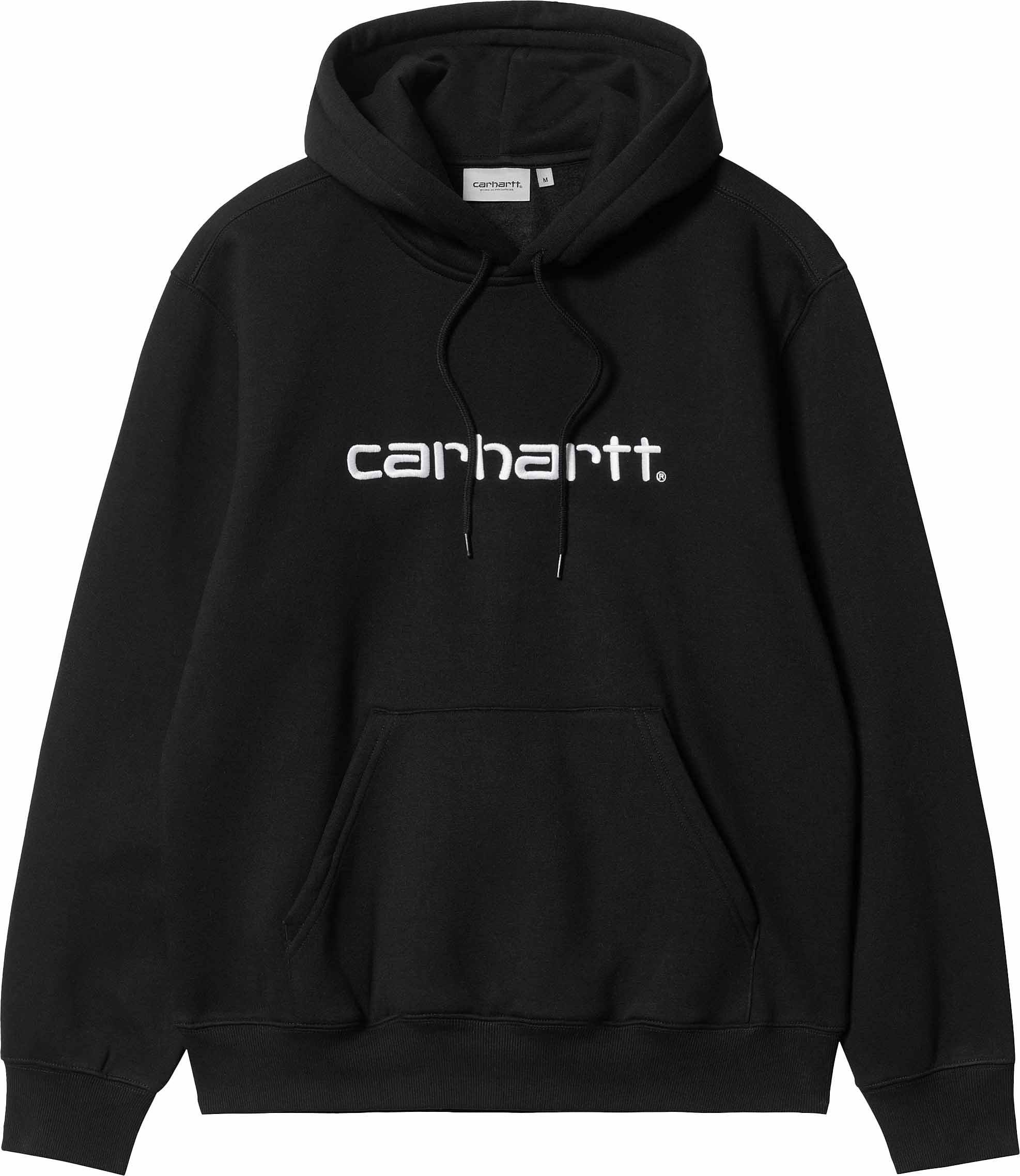 Sweat à capuche - Hooded Carhartt Sweat Black White en Coton - Taille M - Noir