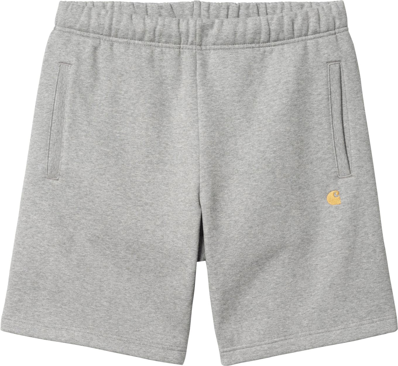 Short en coton - Chase Sweat Short Grey Heather / Gold en Coton - Taille L - Gris