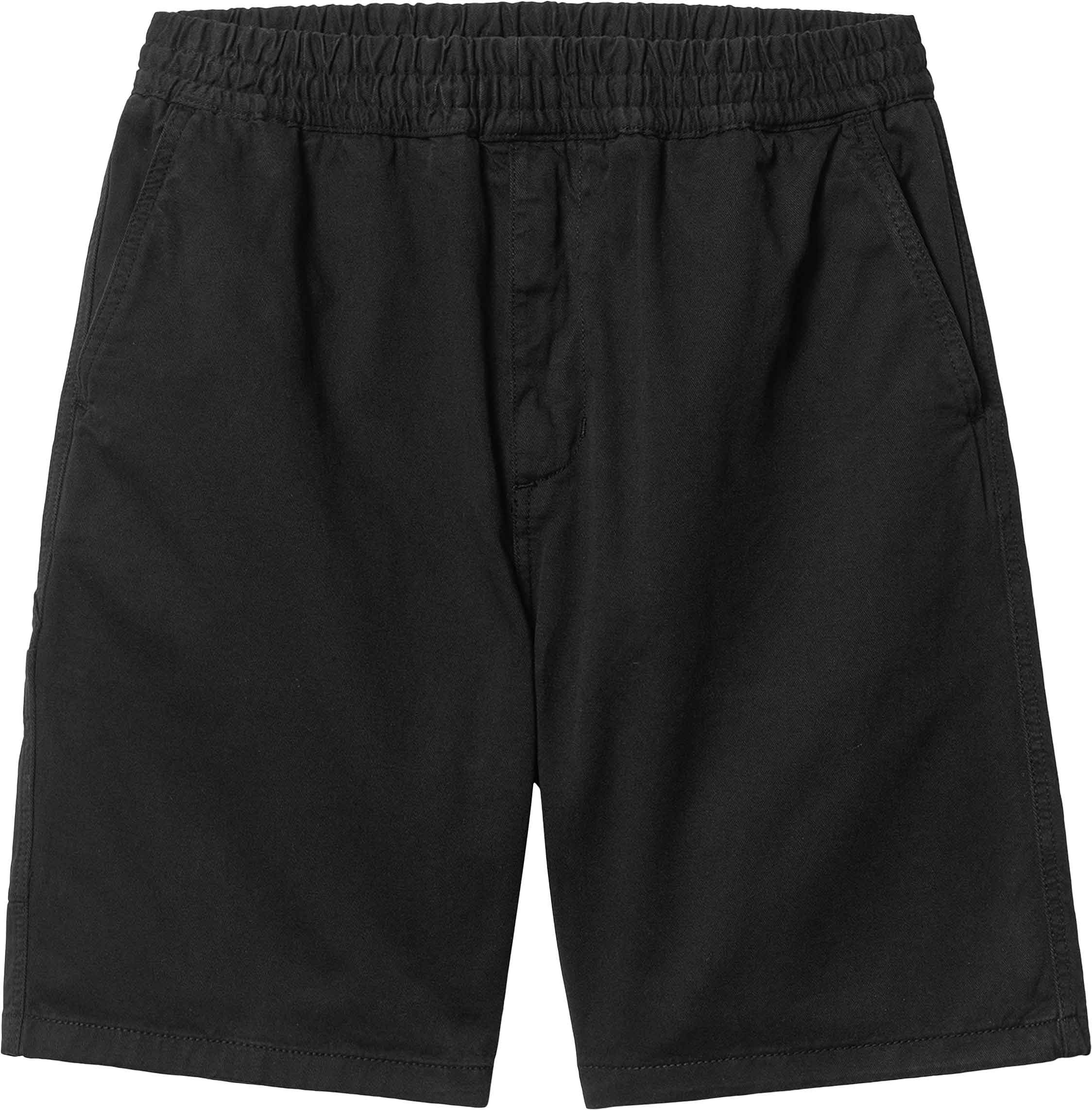 Short en coton biologique - Flint Short Black en Coton - Taille L - Noir