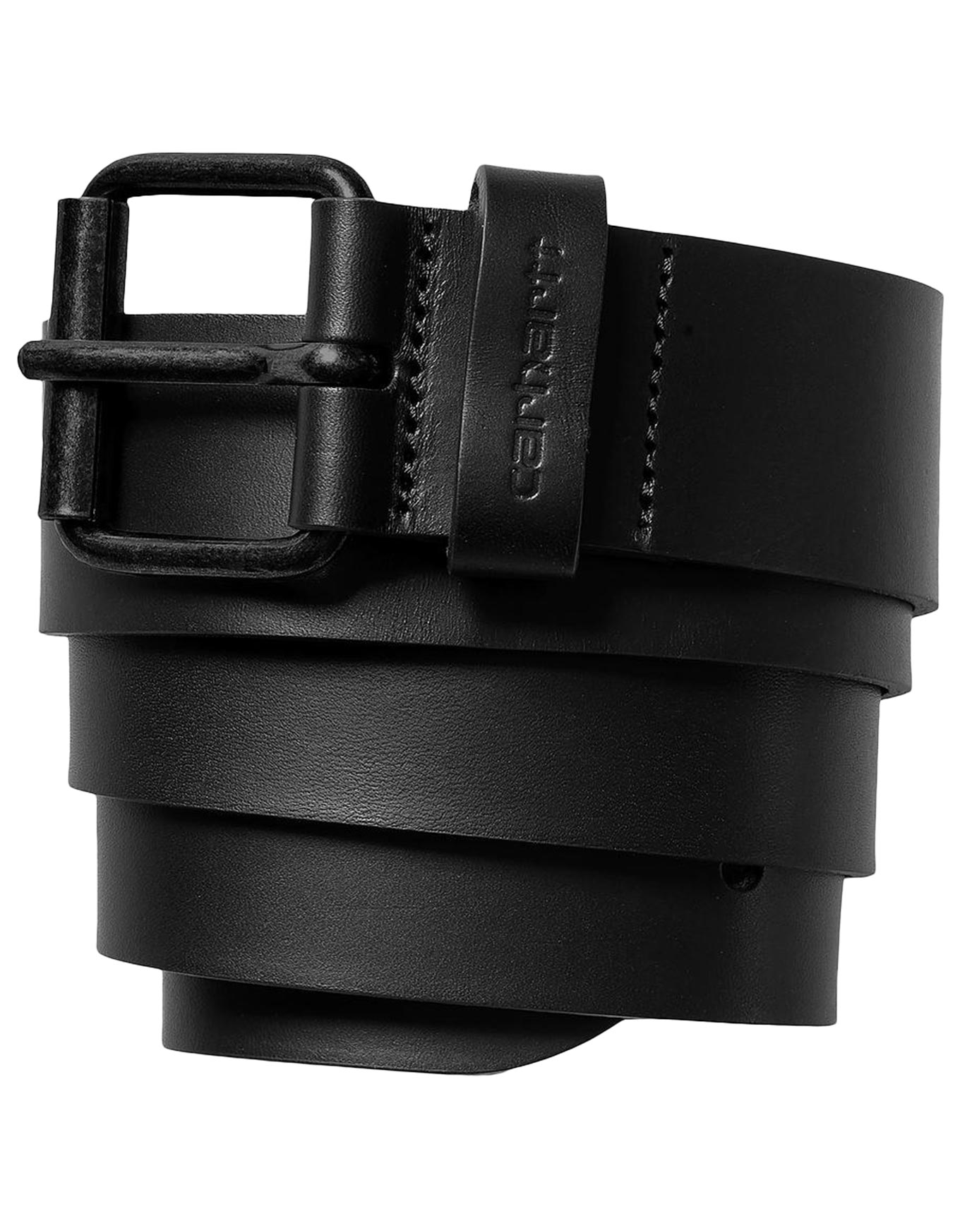 Ceinture en cuir - Script Belt Black Black en Cuir - Taille S - Noir