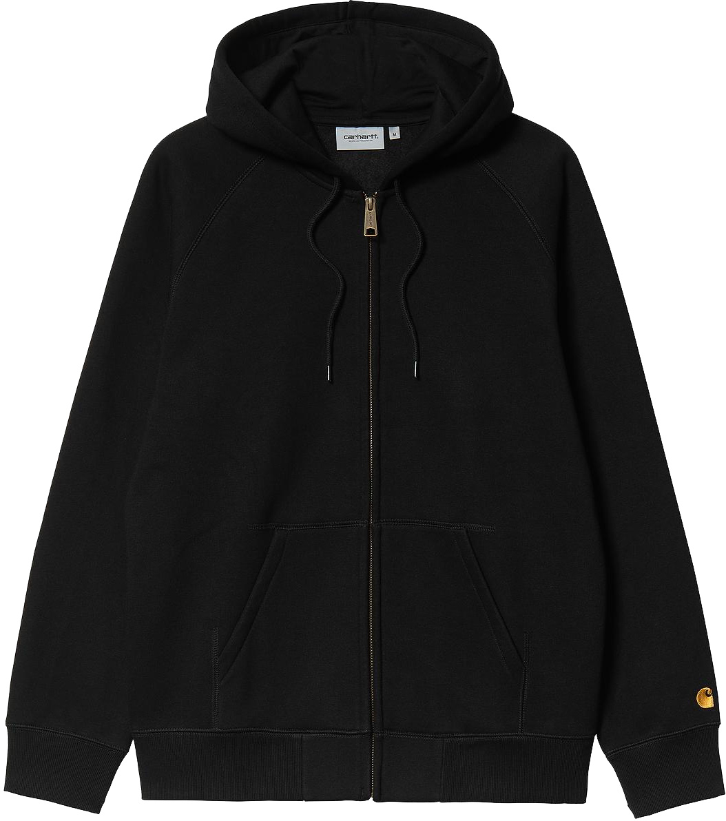 Sweat zippé - Hooded Chase Jacket Black Gold - Taille M - Noir