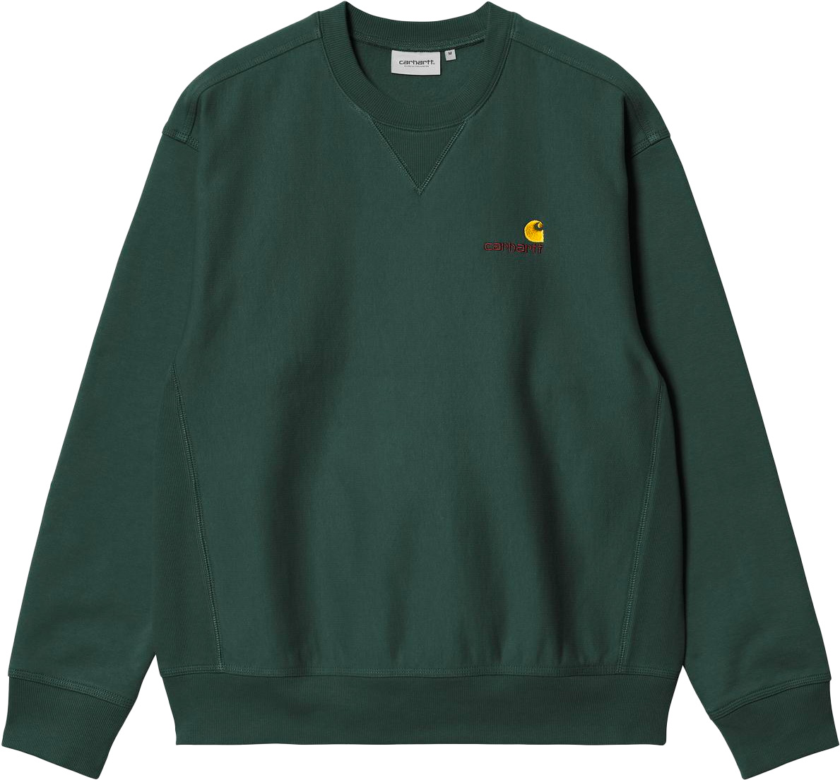 Sweat décontracté en coton - American Script Sweat Kale Green en Coton - Taille S - Vert