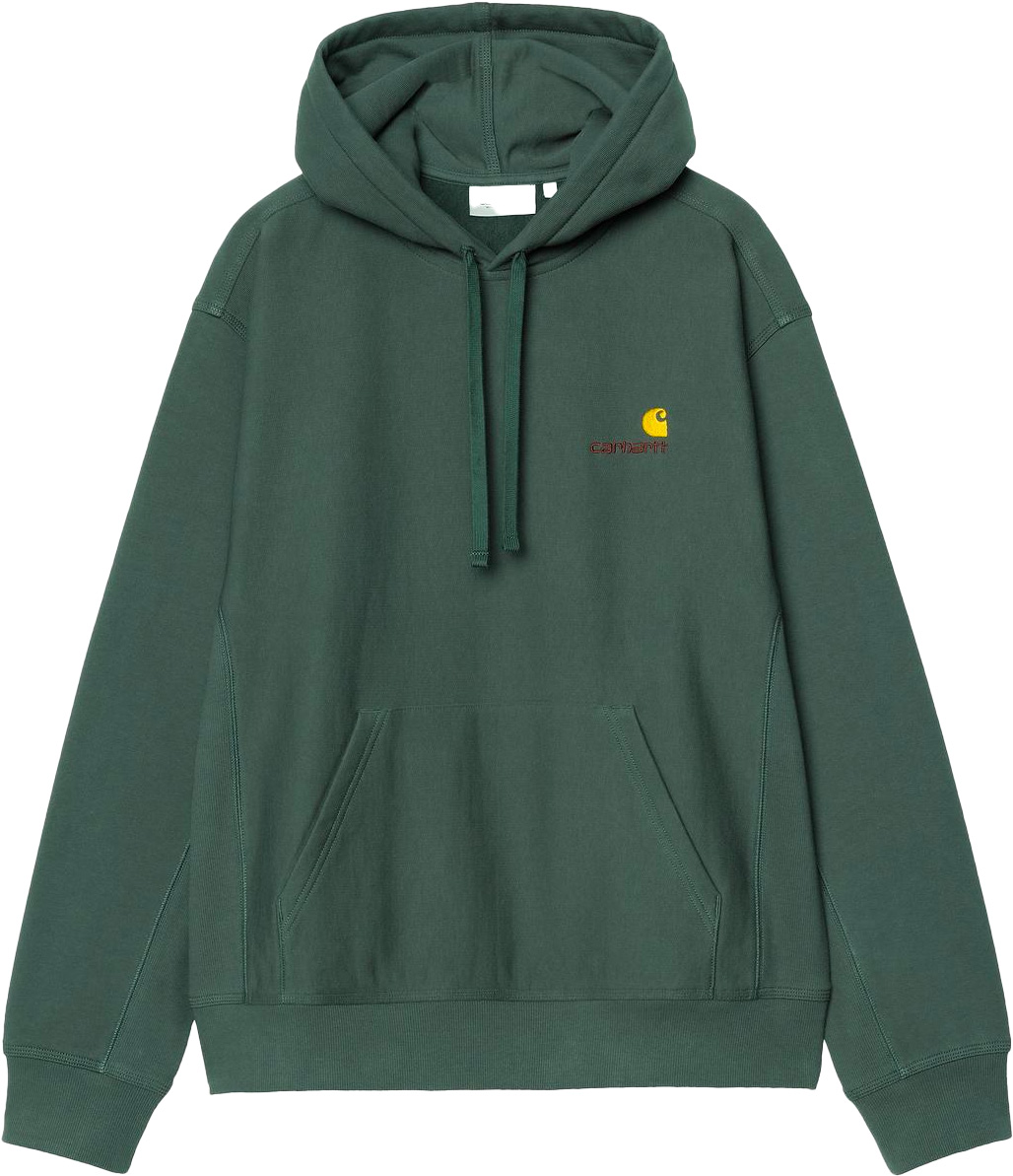 Sweat décontracté à capuche - Hooded American Script Sweat Kale Green en Coton - Taille M - Vert