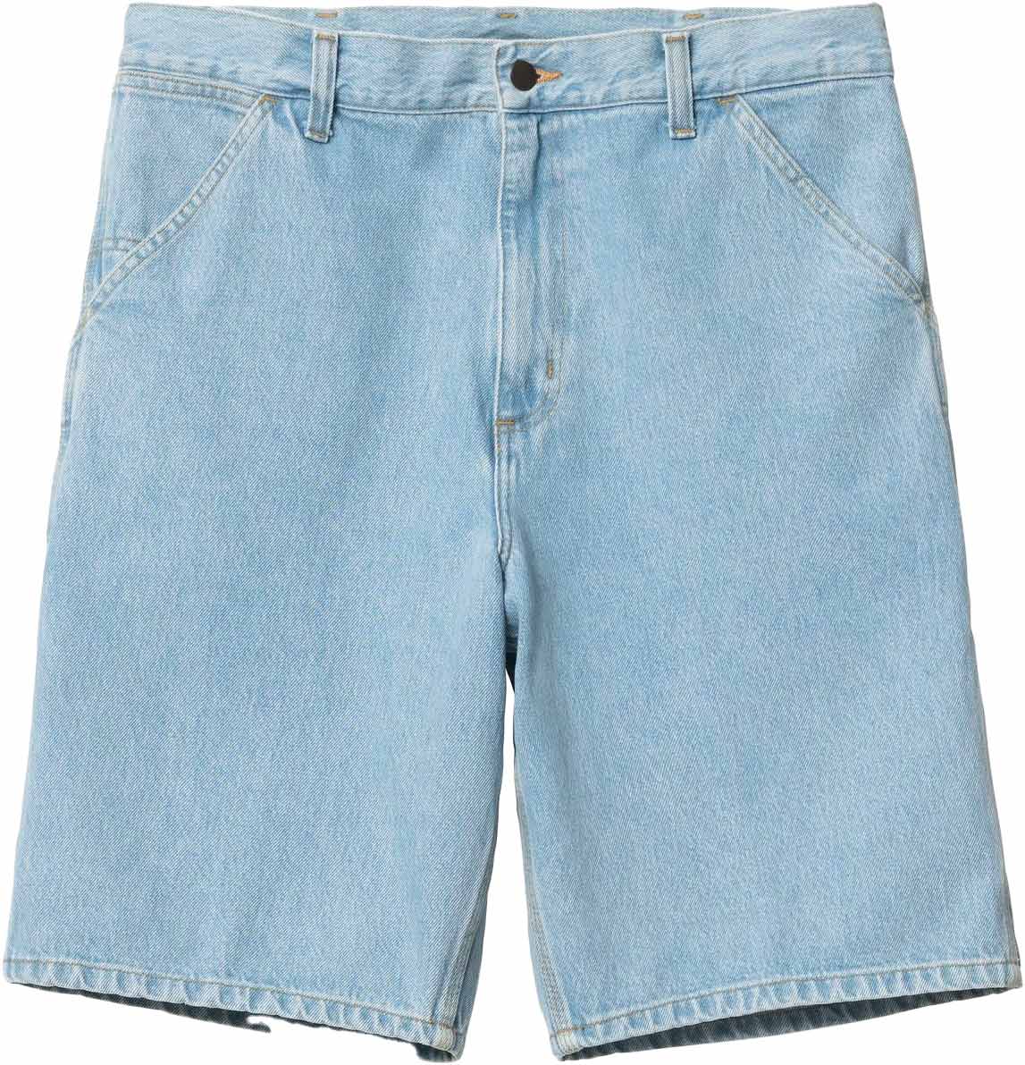 Short en coton - Single Knee Short Blue en Coton - Taille 41 FR - Bleu