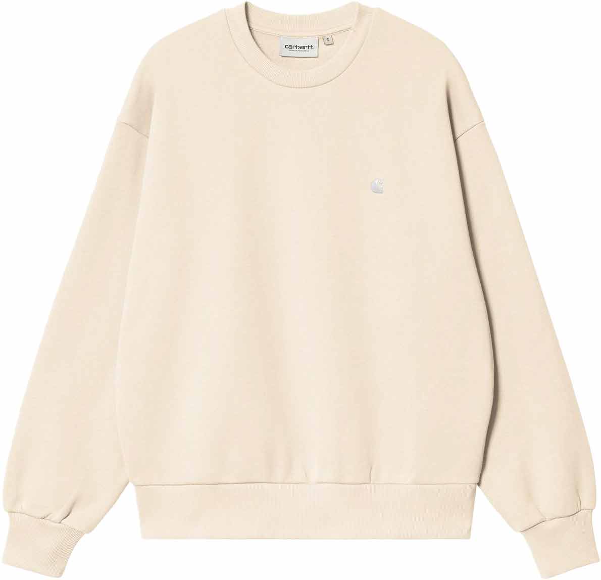 Sweat en coton - Casey Sweatshirt W Natural / Silver en Coton - Taille S - Beige