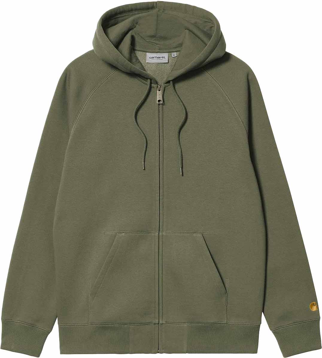 Sweat zippé - Hooded Chase Jacket Leaf / Gold en Coton - Taille S - Kaki