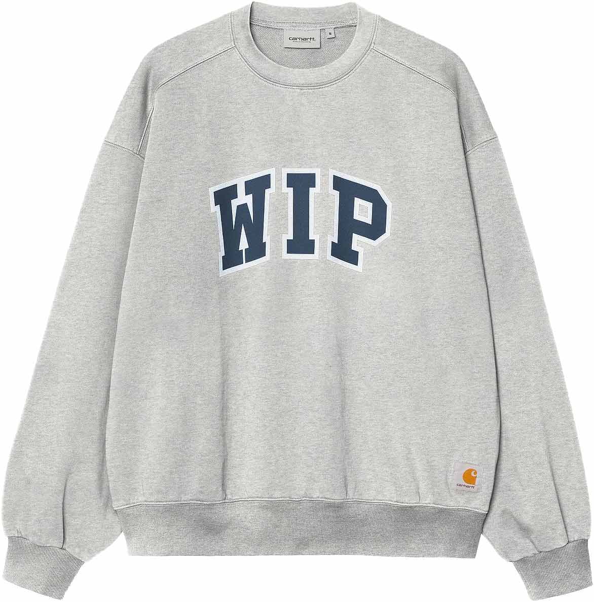 Sweat en coton - WIP III Sweat Ash Heather en Coton - Taille M - Gris
