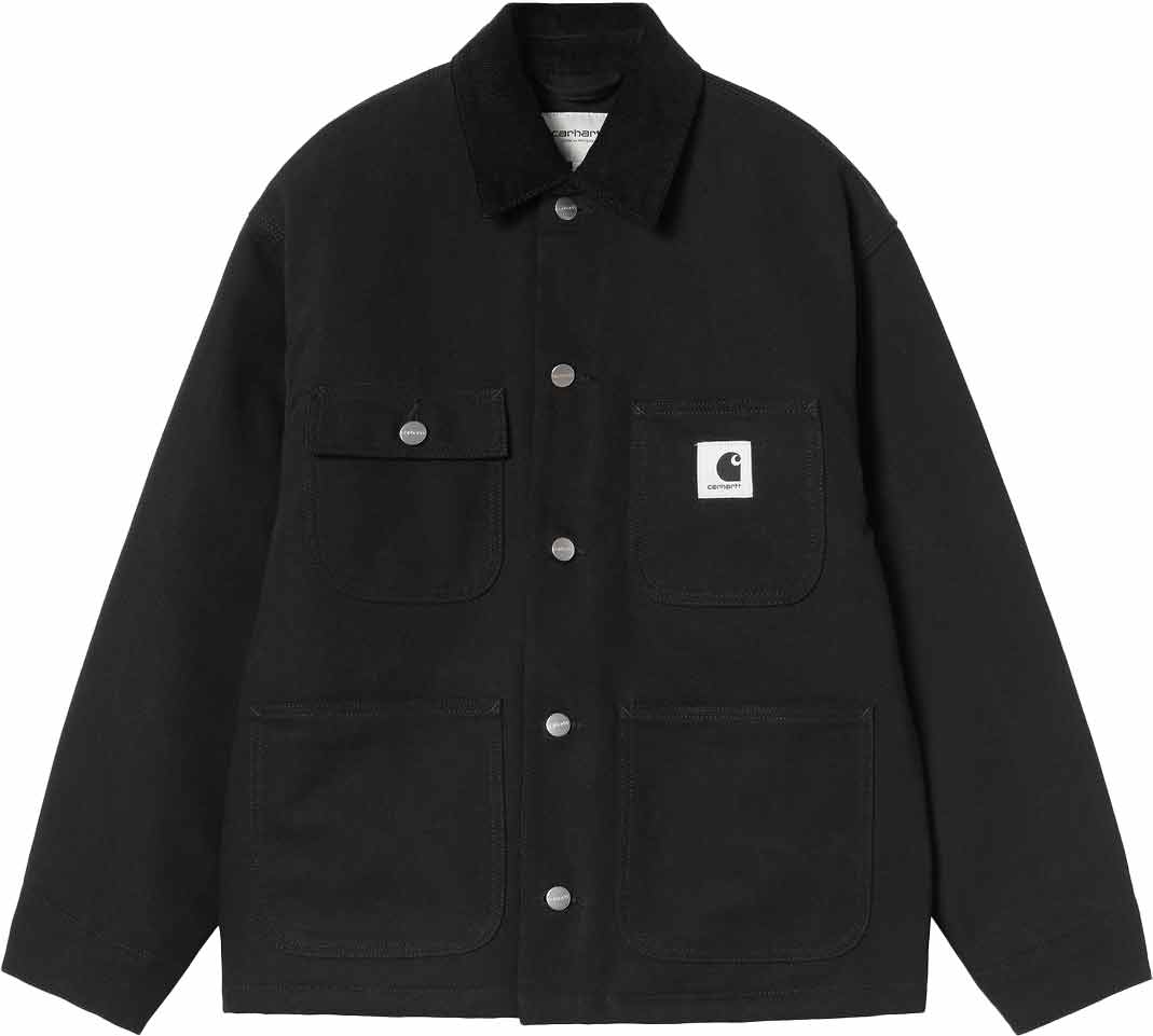 Blouson en coton biologique - OG Michigan Coat W Black / Black en Coton - Taille S - Noir