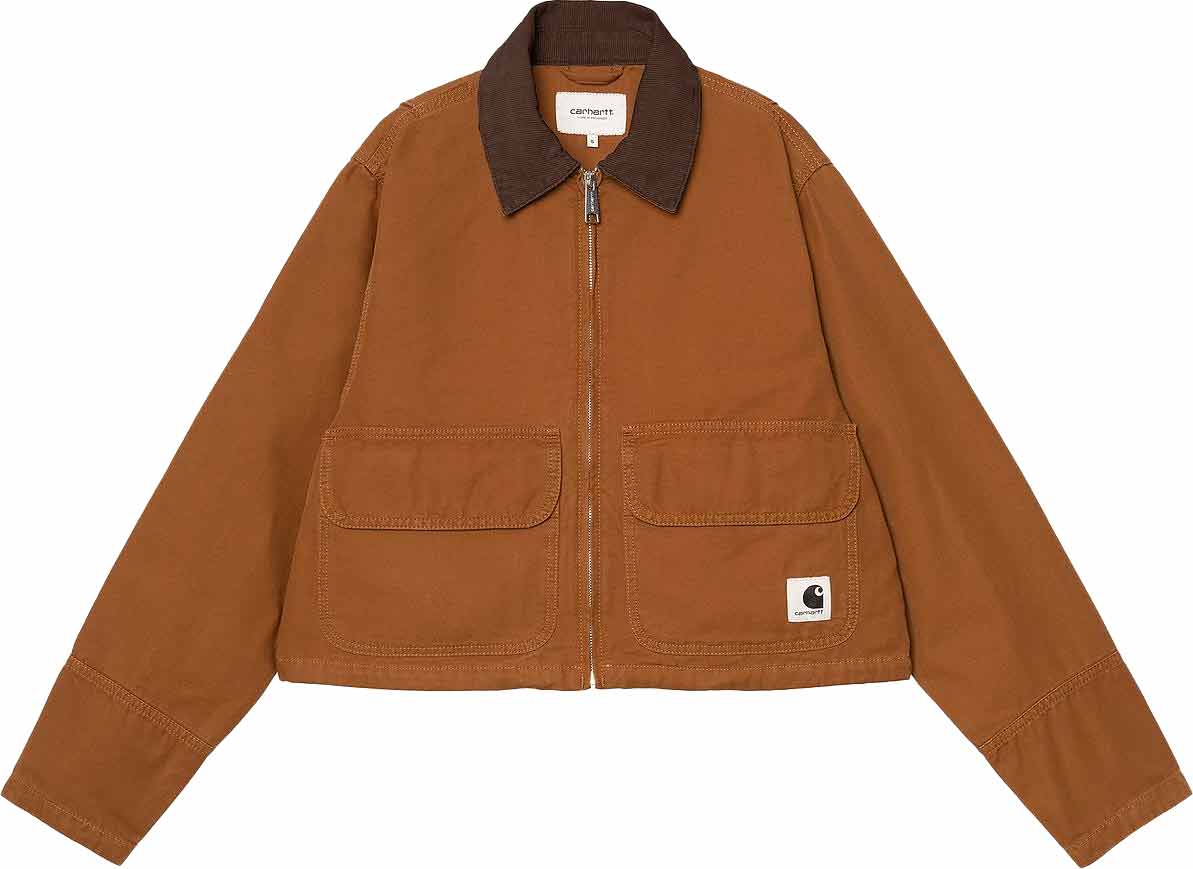 Blouson en coton - Prescott Jacket W Hamilton Brown / Tobacco en Coton - Taille XS - Marron