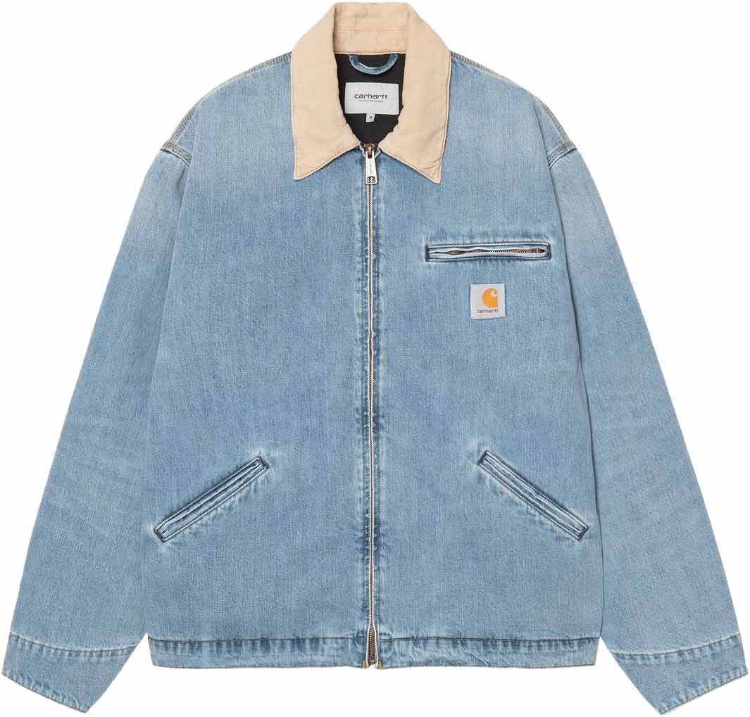 Blouson en jean - OG Detroit Jacket Blue / Dusty Hamilton Brown en Nylon - Taille L - Bleu