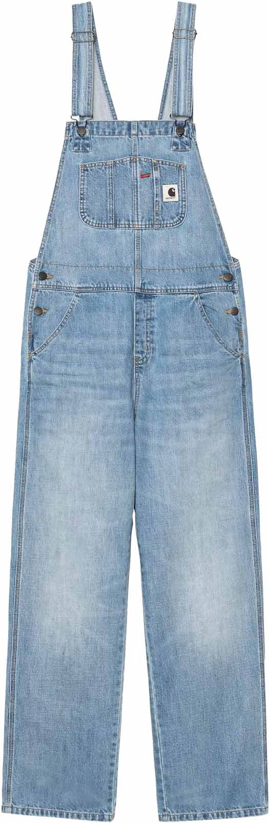 Salopette en jean - Bib Overall Straight W Blue en Coton - Taille M - Bleu