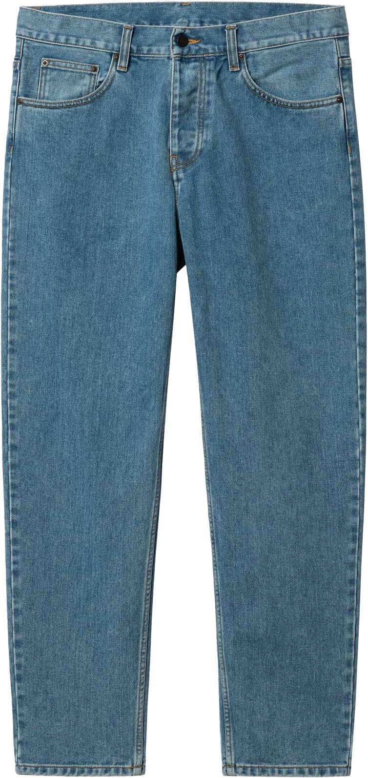 Jean décontracté en coton biologique - Newel Pant Denim Blue Stone Bleached en Coton - Taille 44 FR - Bleu