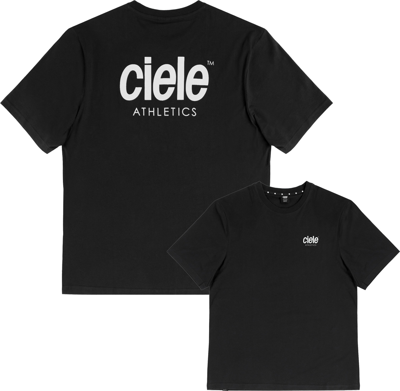T-shirt en coton recyclé léger - U ORTShirt Athletics Whitaker en Coton - Taille L - Noir