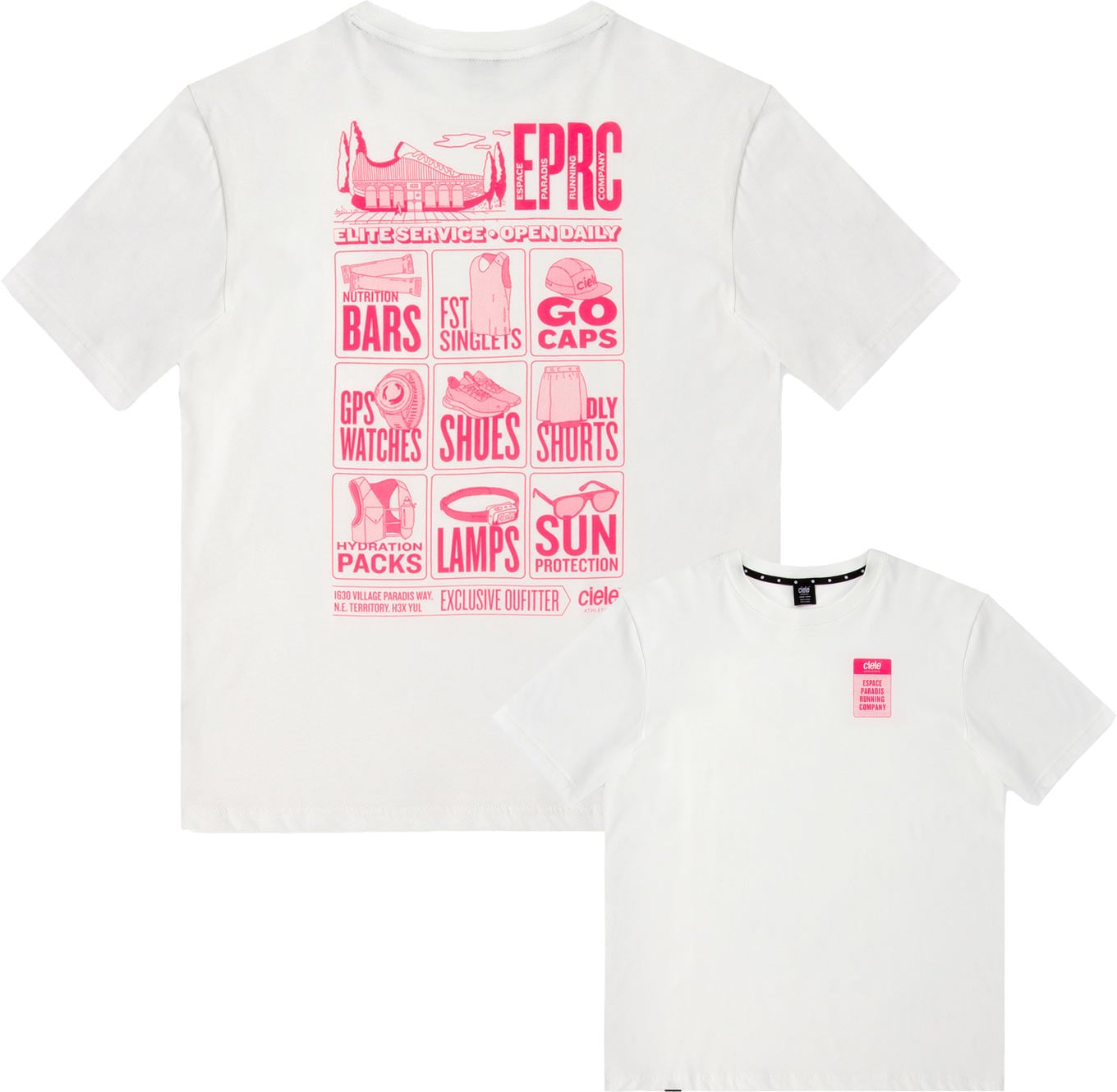 T-shirt en coton recyclé - U ORTShirt EPRC Trooper en Coton - Taille M - Blanc