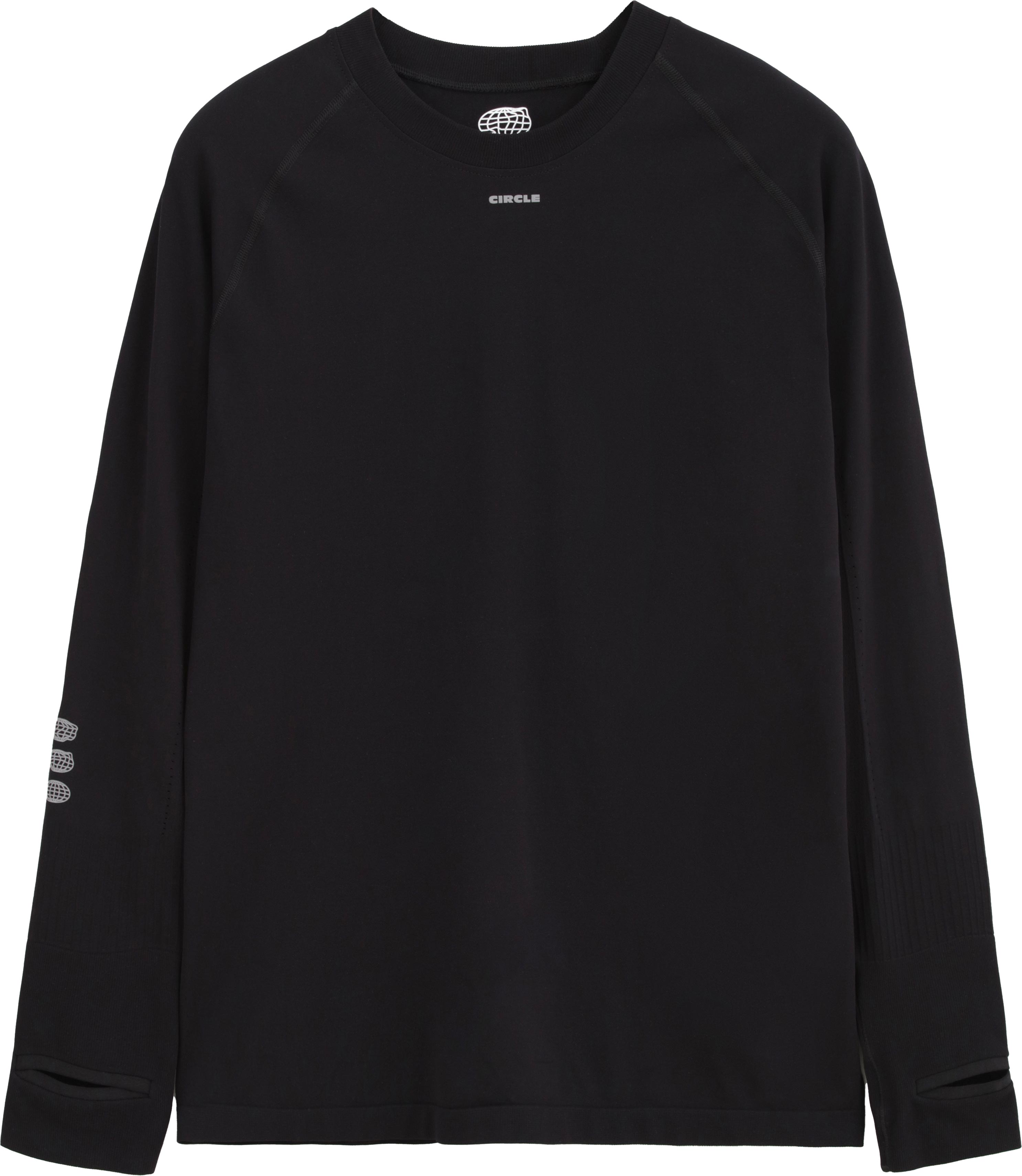 T-shirt de trail/running - Long Sleeve Endurance Soft M Onyx Black - Taille L/XL - Noir