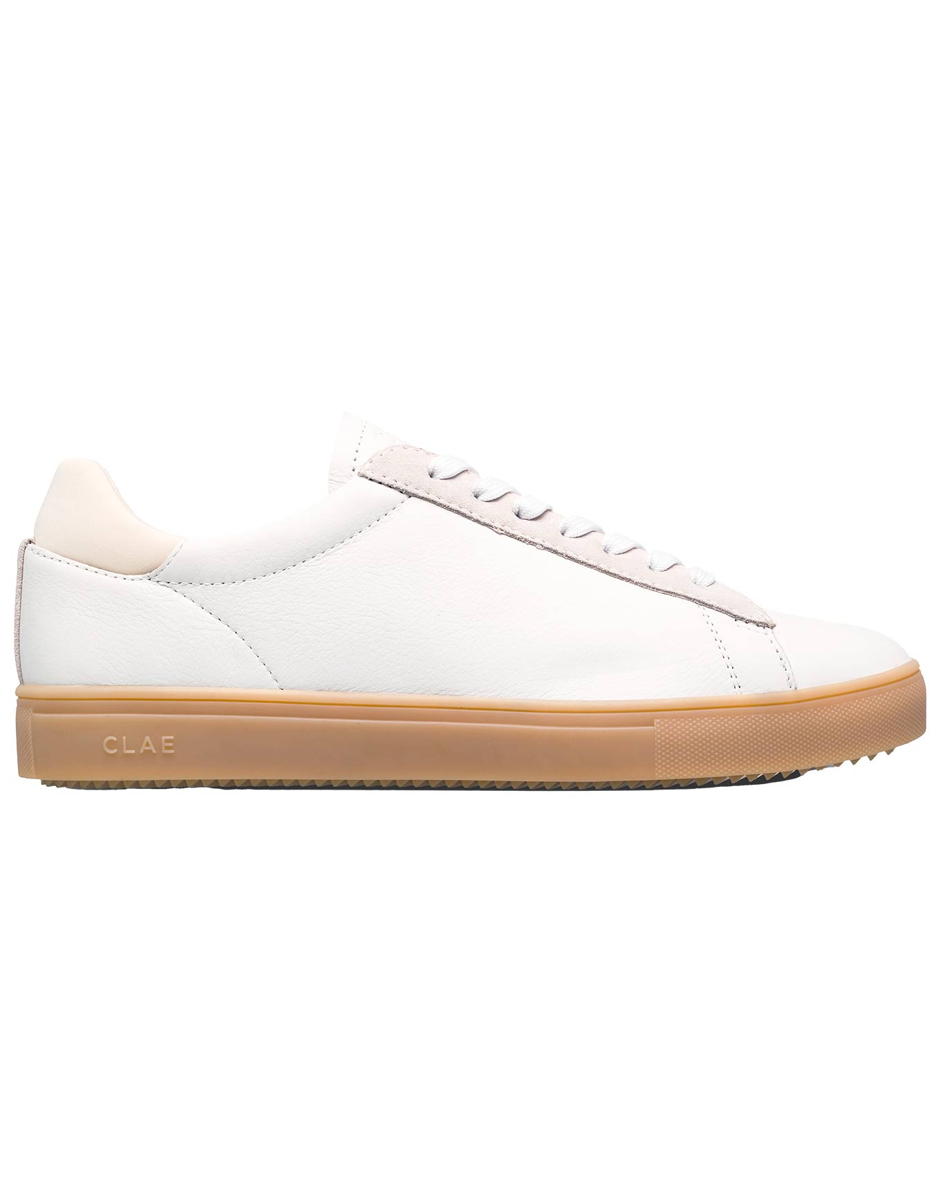 Sneakers en cuir - Bradley White Offwhite Light Nat Gum en Coton - Taille 43,5 - Blanc