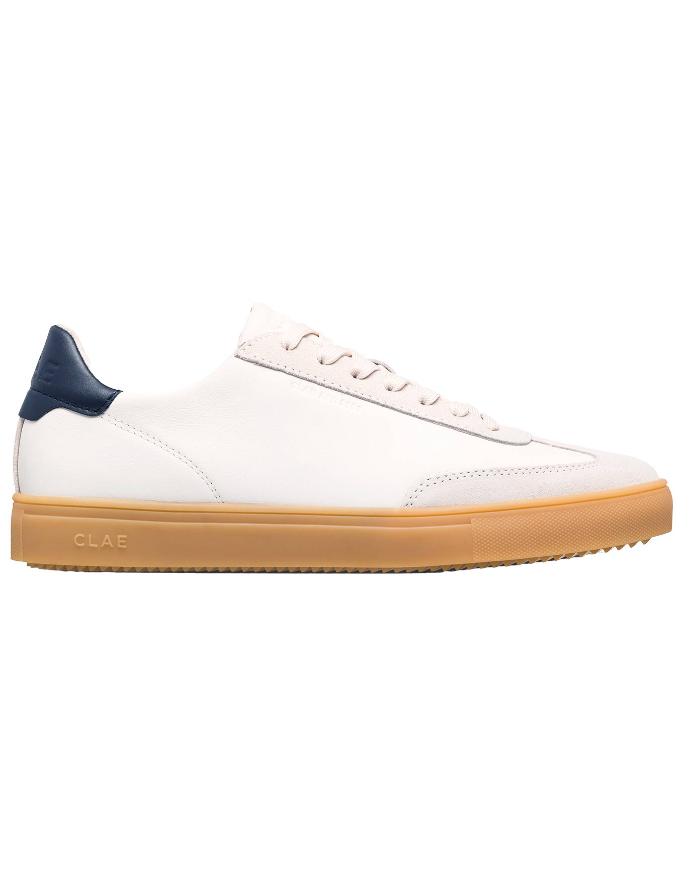 Sneakers en cuir - Deane Offwhite Black Light Nat Gum en Coton - Taille 43 - Noir
