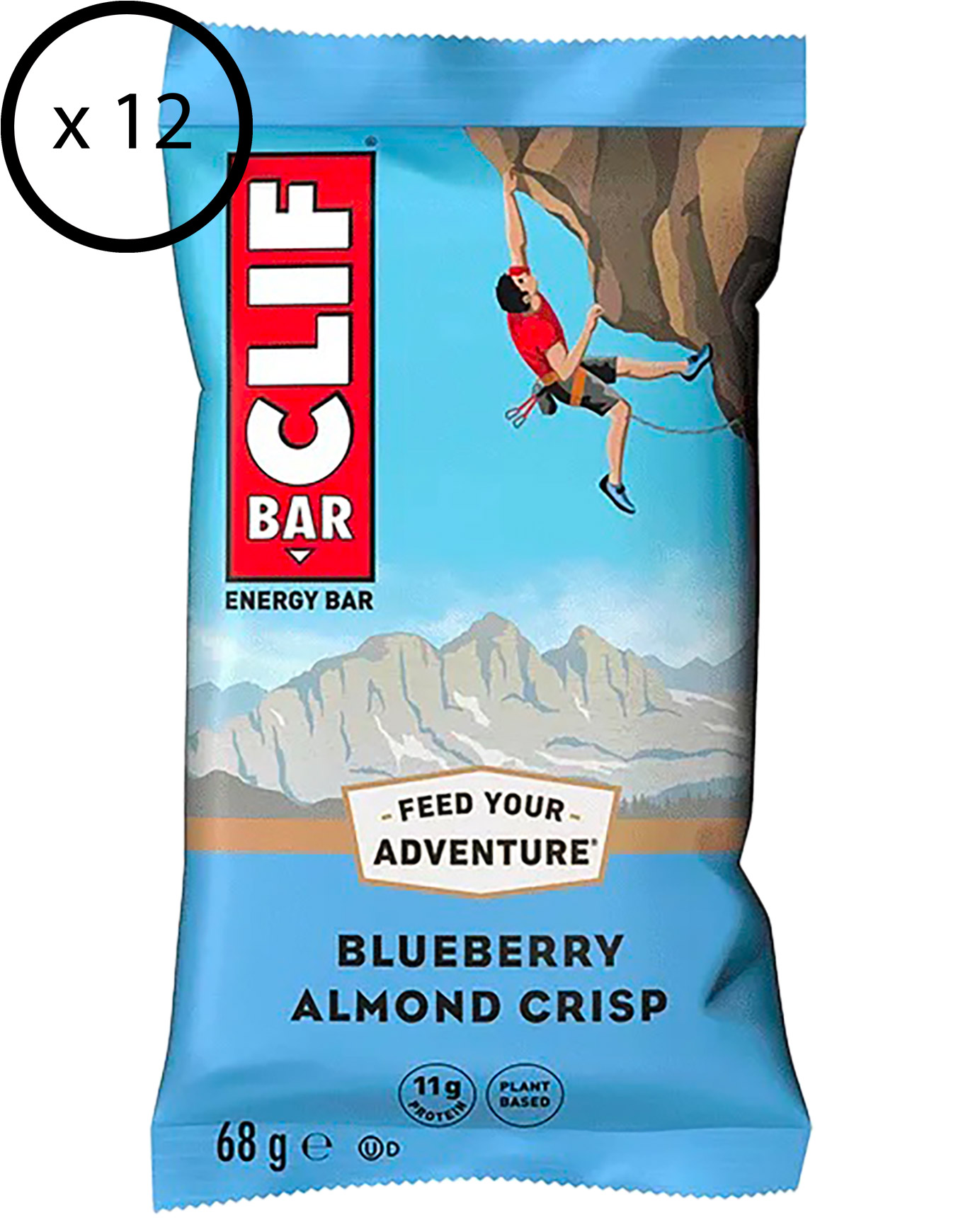 Clif Bar - 12er-Pack Energieriegel &ndash; Clif Bar - Pack Clif Bar Blueberry Cr