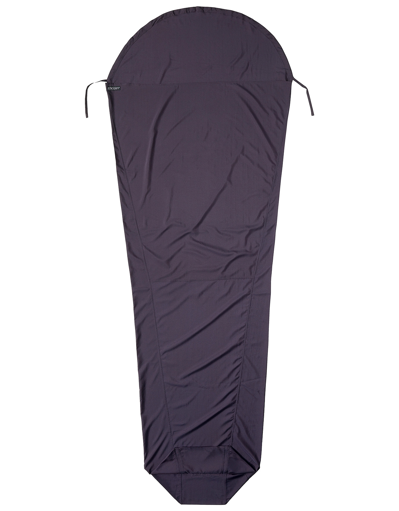 Drap de sac chaud et isolant - Thermolite Soie Mummy Volcano Grey - Violet