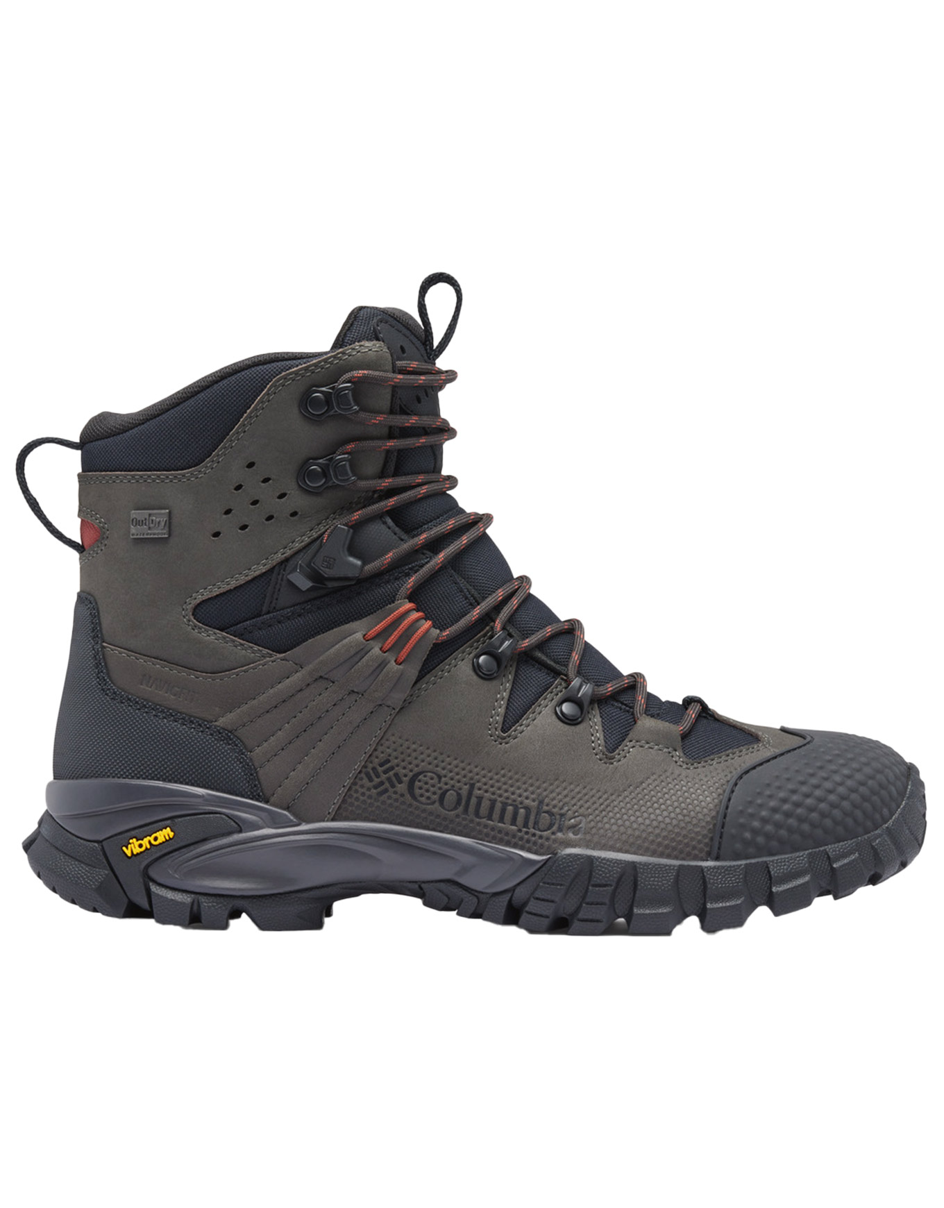 Chaussures de trekking - Geoterra Outdry LTR Black Spice en Cuir - Taille 41,5 - Noir