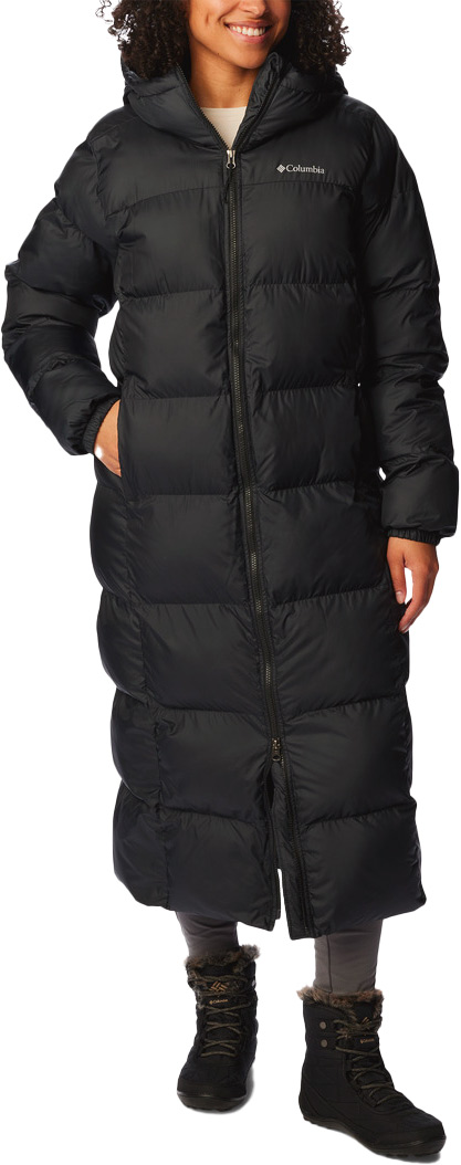 Doudoune isolante et déperlante - Puffect II Long Jacket Black - Taille XS - Noir