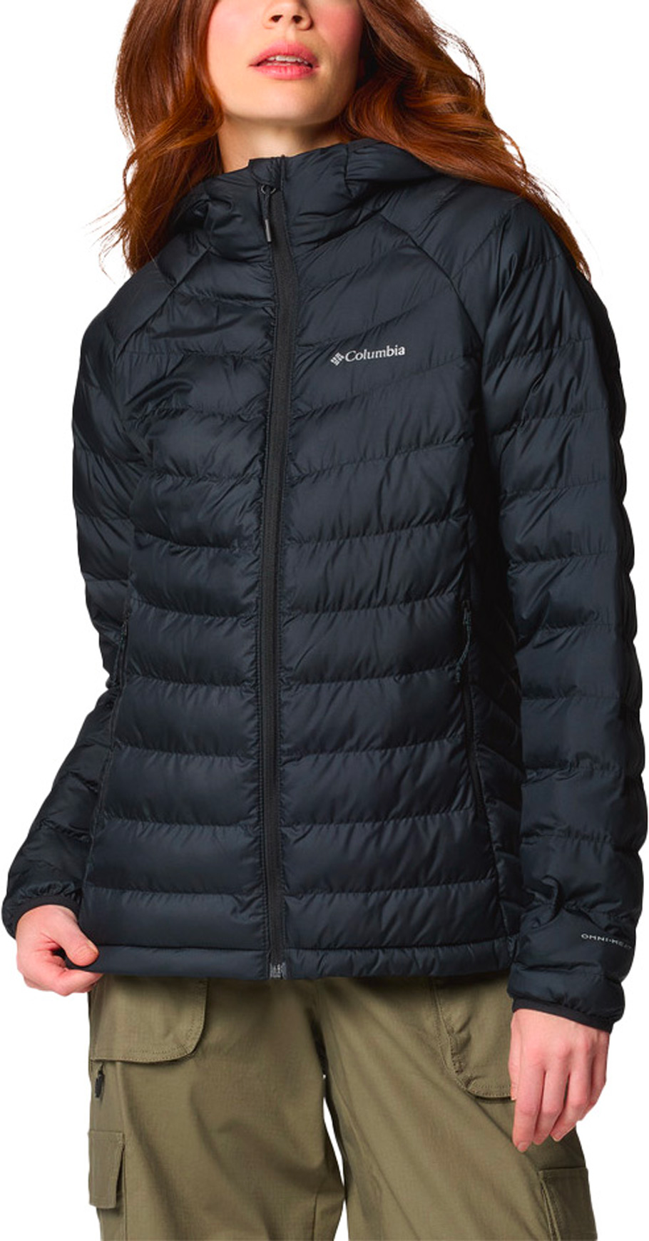Isolierende Stepp- Und Daundenjacken Powder Lite II Hooded Jacket Black für Damen Größe XS schwarz