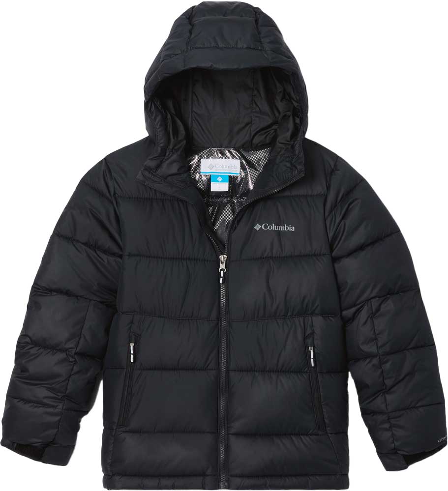 Stepp- Und Daundenjacken Isolierung Pike Lake II Hooded Jacket Black Kindergröße M schwarz
