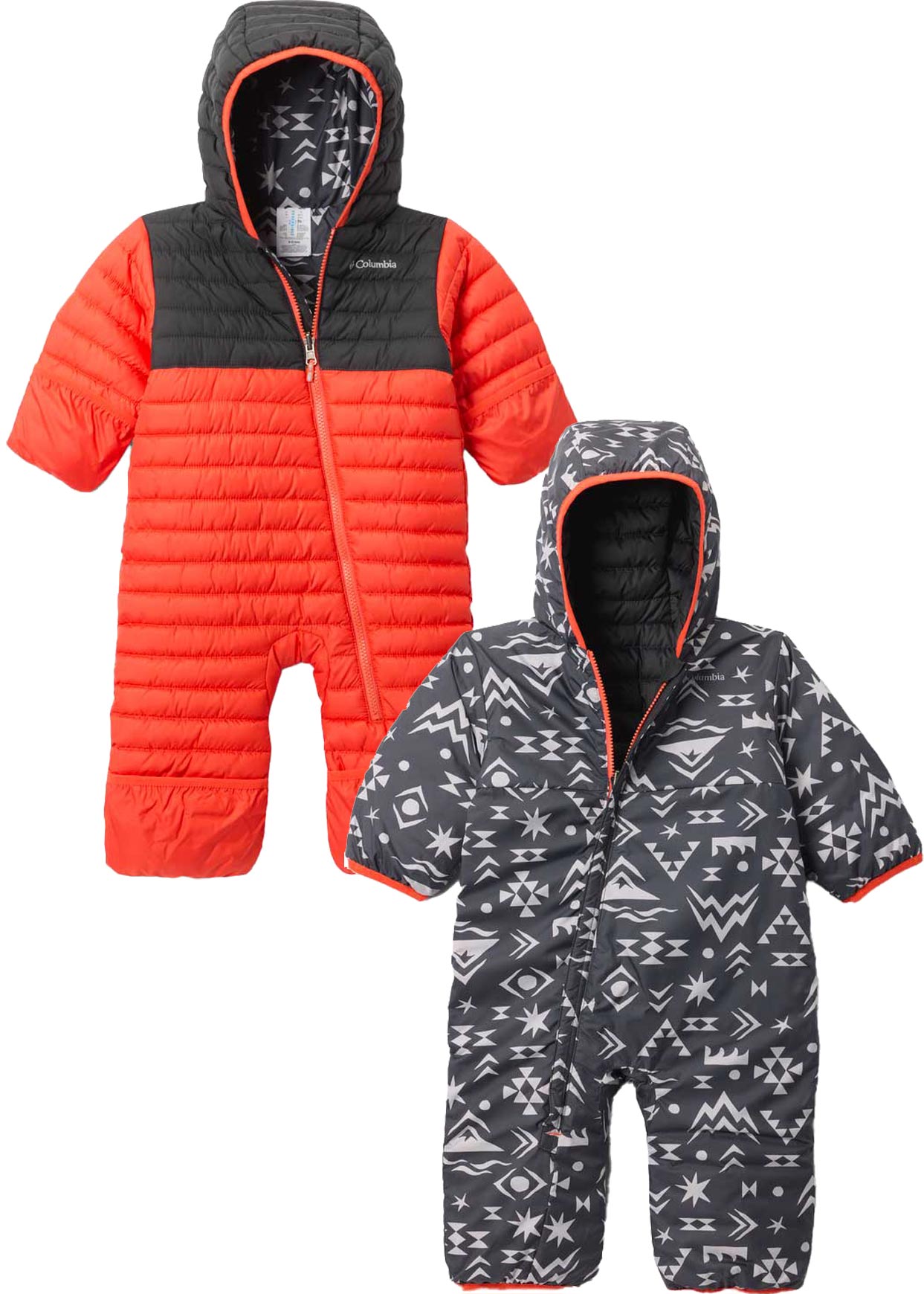 Overall / Einteiler / Kombination / Jumpsuit Powder Lite II Reversible Bunting Zing Shark Kindergröße 12-18 Monate Rot