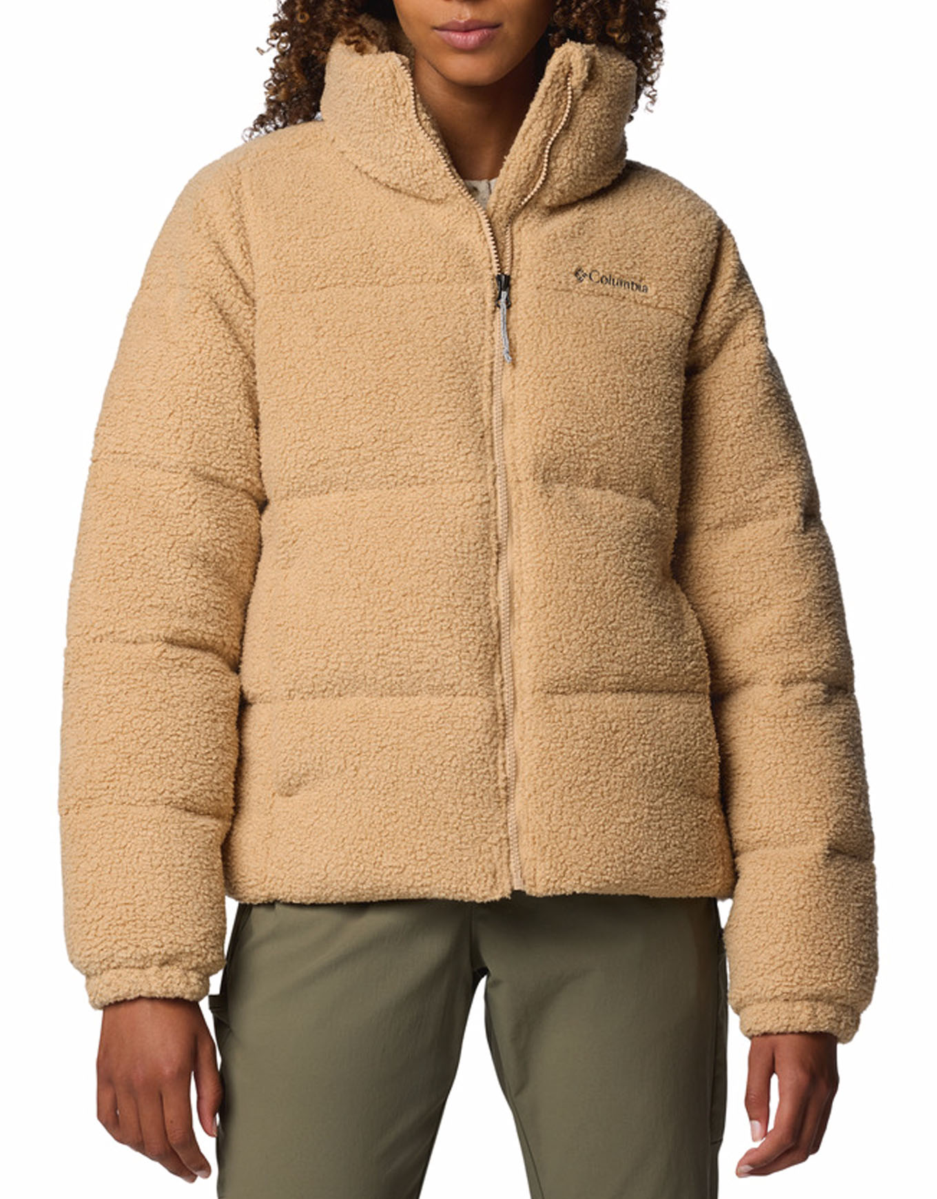 Polaire sherpa isolée - Puffect Sherpa Jacket Canoe - Taille S - Marron