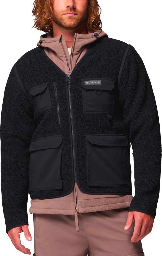 Polaire convertible sans manches - Granite Point Convertible Fleece Black - Taille M - Noir