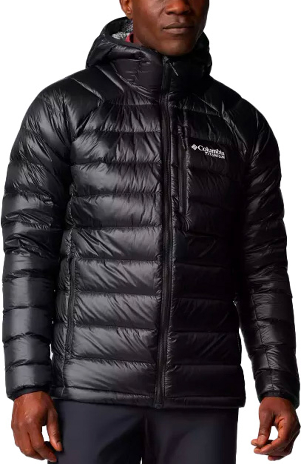 Doudoune déperlante, isolée en duvet naturel Arctic Crest Down Hooded Jacket Black für Herren Größe M schwarz