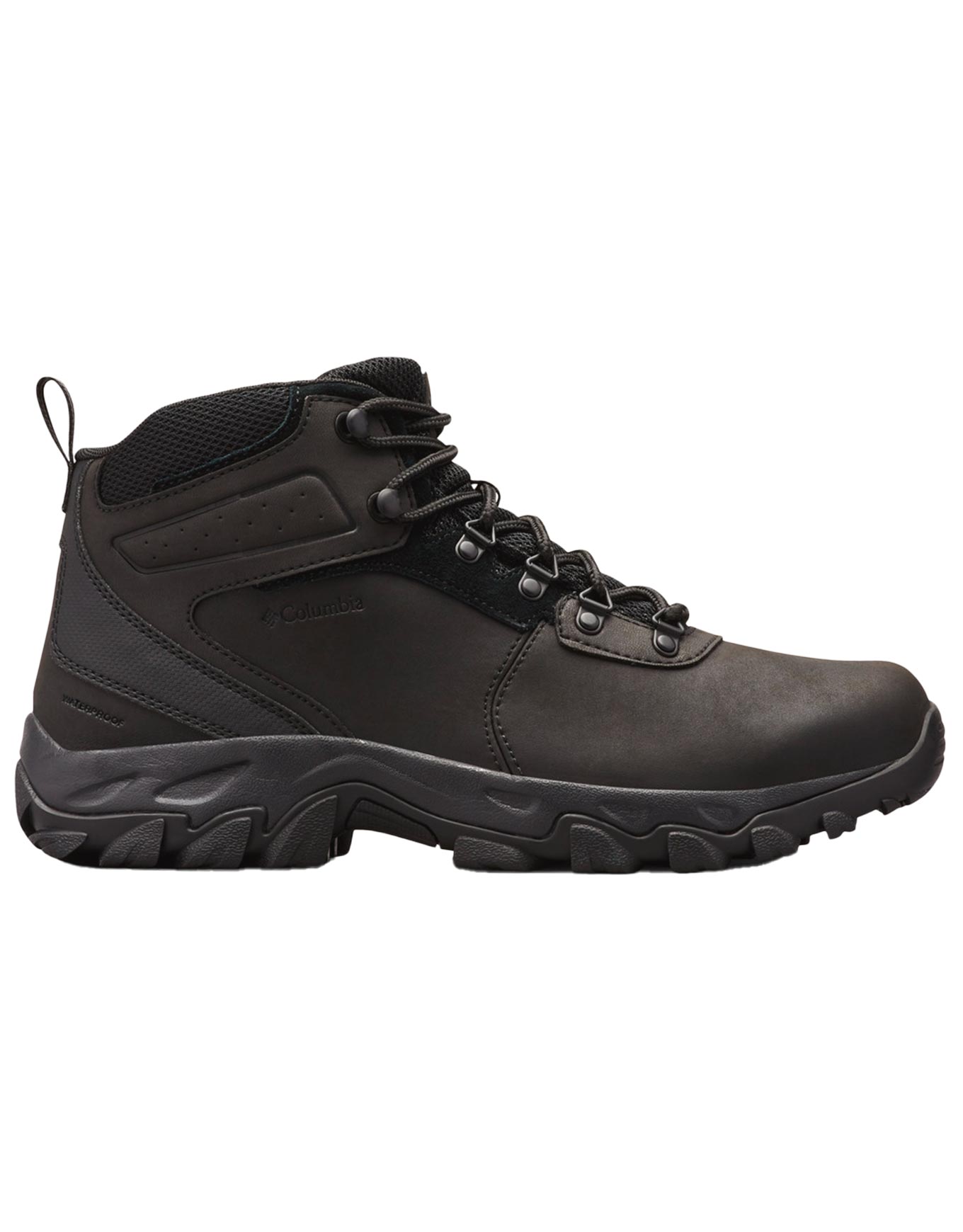 Chaussures de randonnée journée - Newton Ridge Plus II Waterproof Black Black en Cuir - Taille 48 - Noir