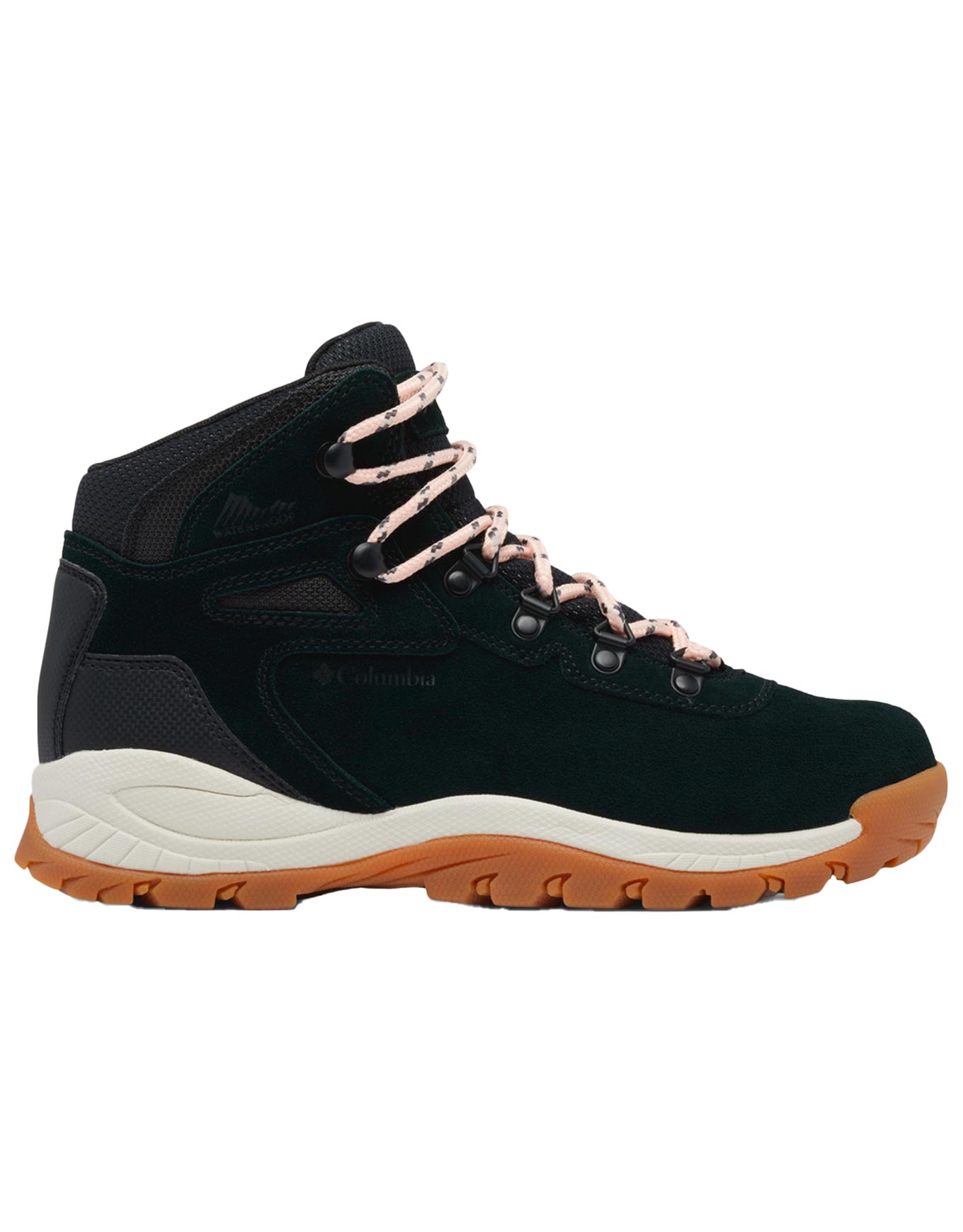Chaussures de randonnée imperméables - Newton Ridge Plus Waterproof Amped Black Blush Rose en Cuir - Taille 37,5 - Noir