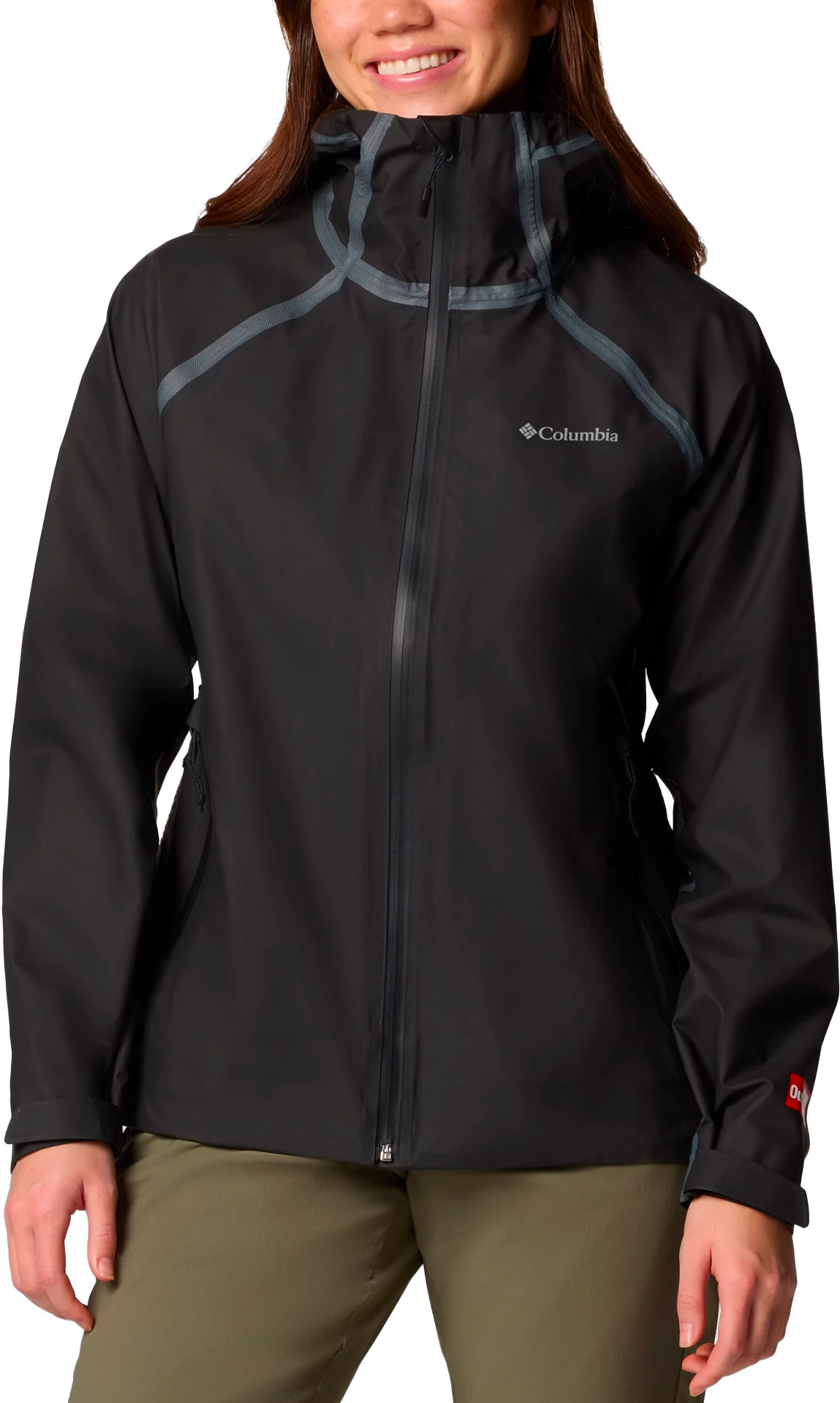 Veste imperméable et respirante - Reign No Shine Jacket Black - Taille M - Noir