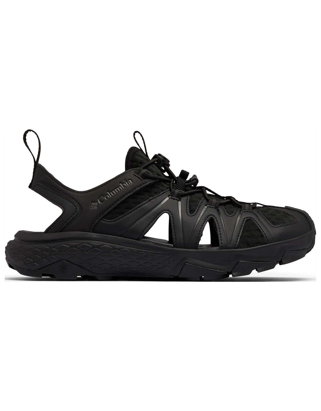 Sandales de randonnée journée - Peakfreak Rush Shandal Black Black Reflective - Taille 41 - Noir