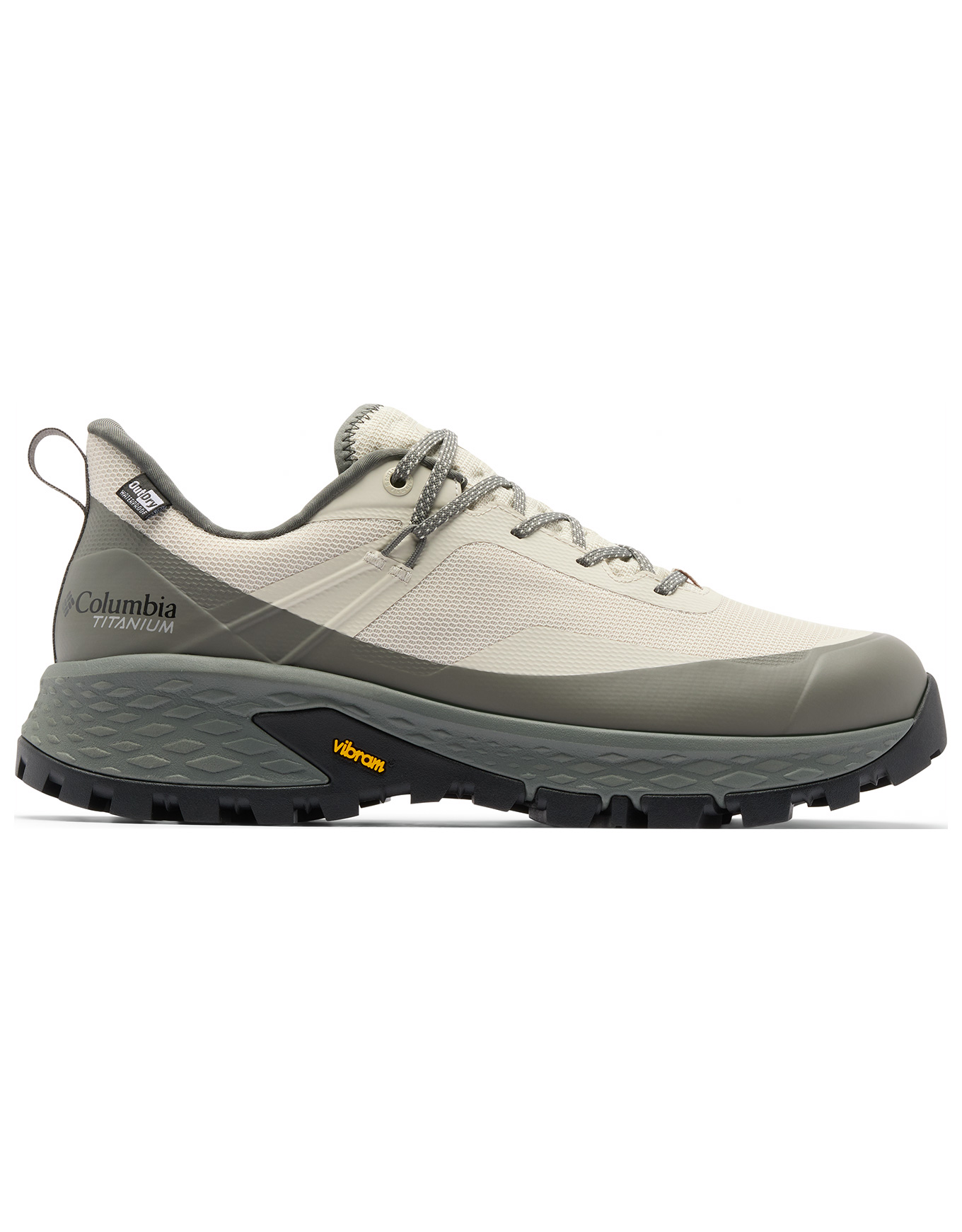 Chaussures de randonnée journée imperméable - - Tellurix Titanium Outdry Cloud Grey Charcoal - Taille 42,5 - Gris