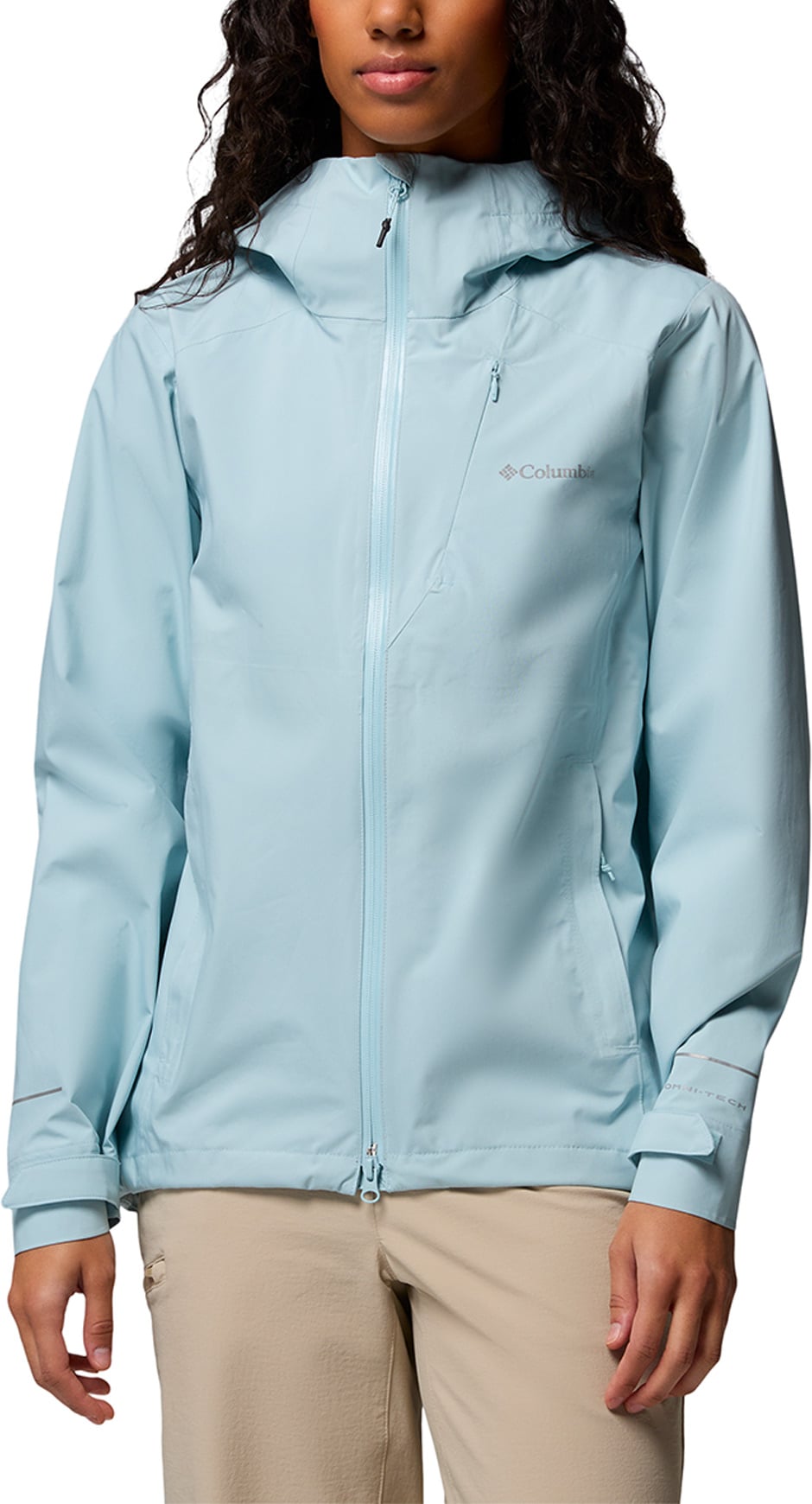 Veste de randonnée imperméable et coupe-vent en OMNI-TECH™ - Trailborne 2.5L Shell Marine Light - Taille XS - Bleu