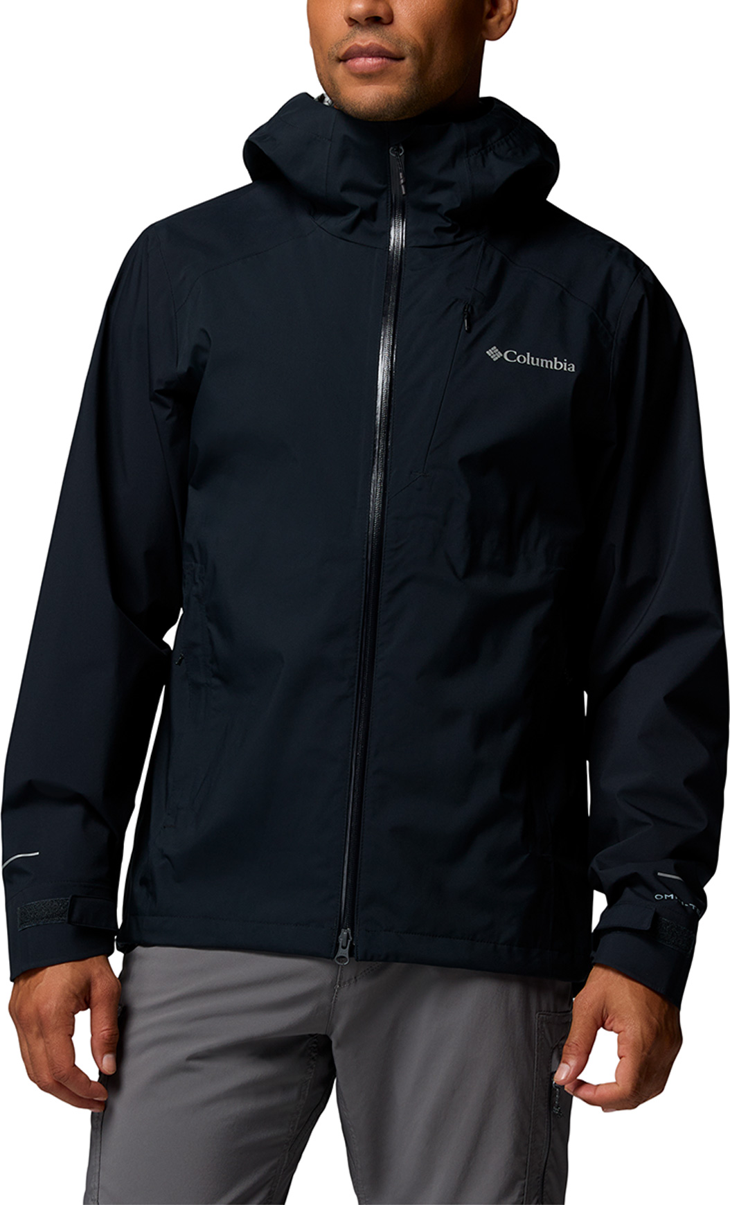 Veste de randonnée imperméable et coupe-vent en OMNI-TECH™ - Trailborne 2.5L Shell Black - Taille S - Noir