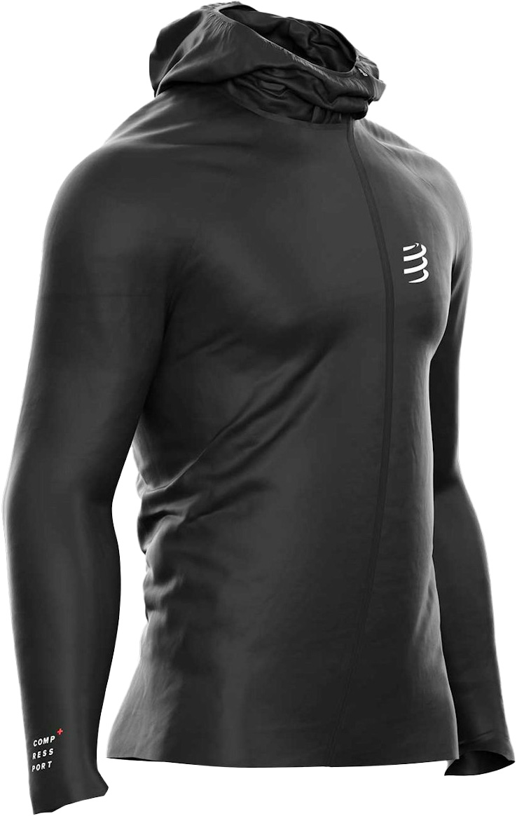 Veste de running imperméable - Hurricane Waterproof 10/10 Jacket M Black - Taille M - Noir