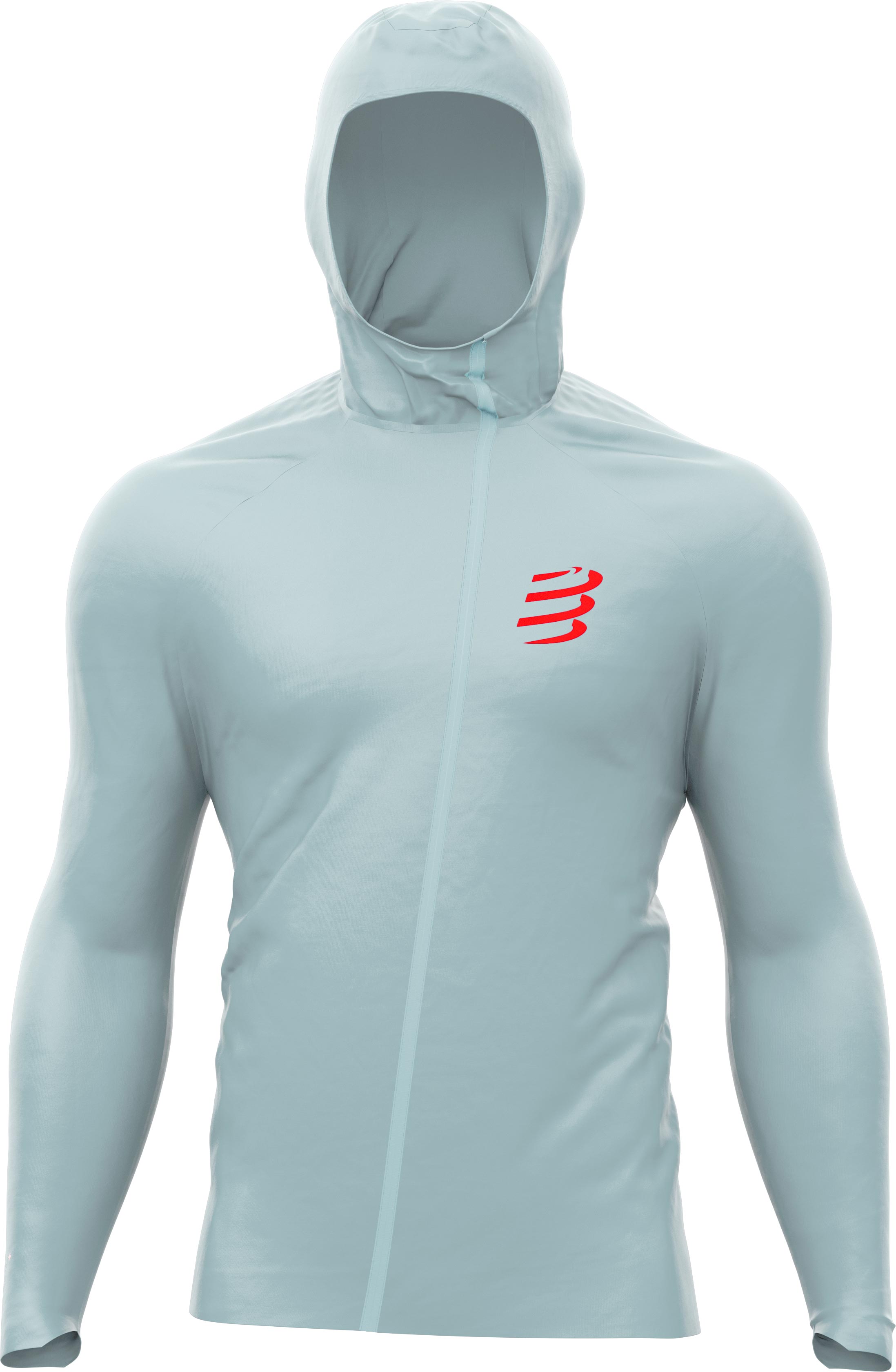 Veste de running imperméable - Hurricane Waterproof 10/10 Jacket Grey Dawn - Taille XL - Gris
