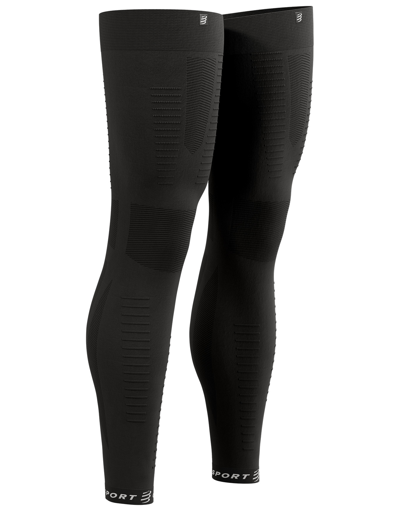Chaussettes de trail/running - Full Legs Recovery 2.0 Black - Taille 3 - Noir