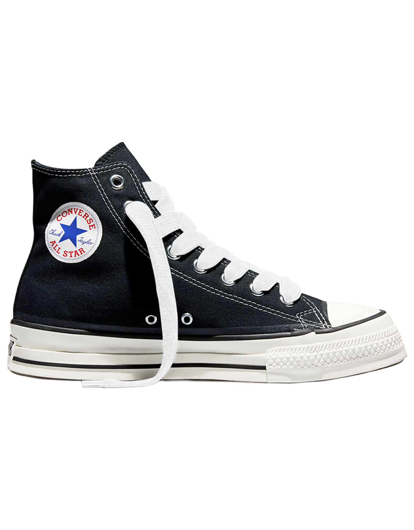 Sneakers montantes - Chuck Taylor Throwback High Black/Vintage White/Red - Taille 43 - Noir