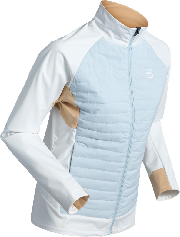 Warme und atmungsaktive Skijacke für den nordischen Skilanglauf Jacket Challenge 3.0 W Snow White für Damen Größe L Weiß