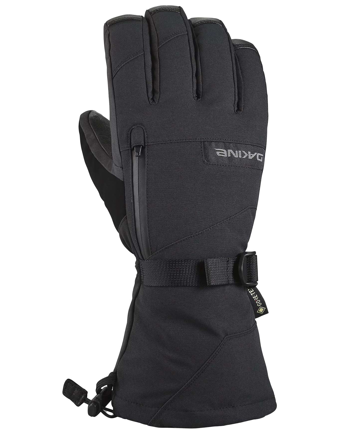 Skihandschuhe aus GORE-TEX® Leather Titan Gore-Tex Glove Black für Herren aus Leder Größe XL schwarz