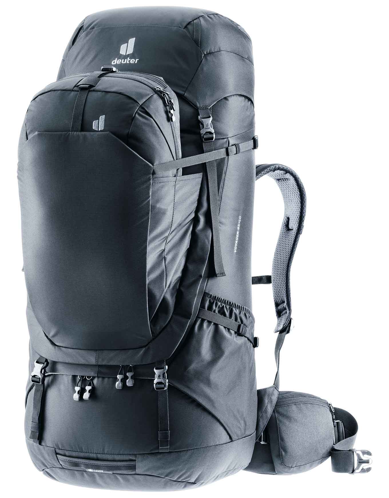 Sac à dos de voyage - Voyager 65+10 Black - Noir