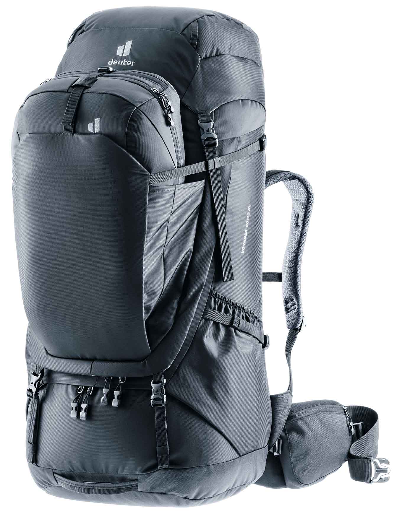 Sac à dos de voyage - Voyager 60+10 SL Black - Noir