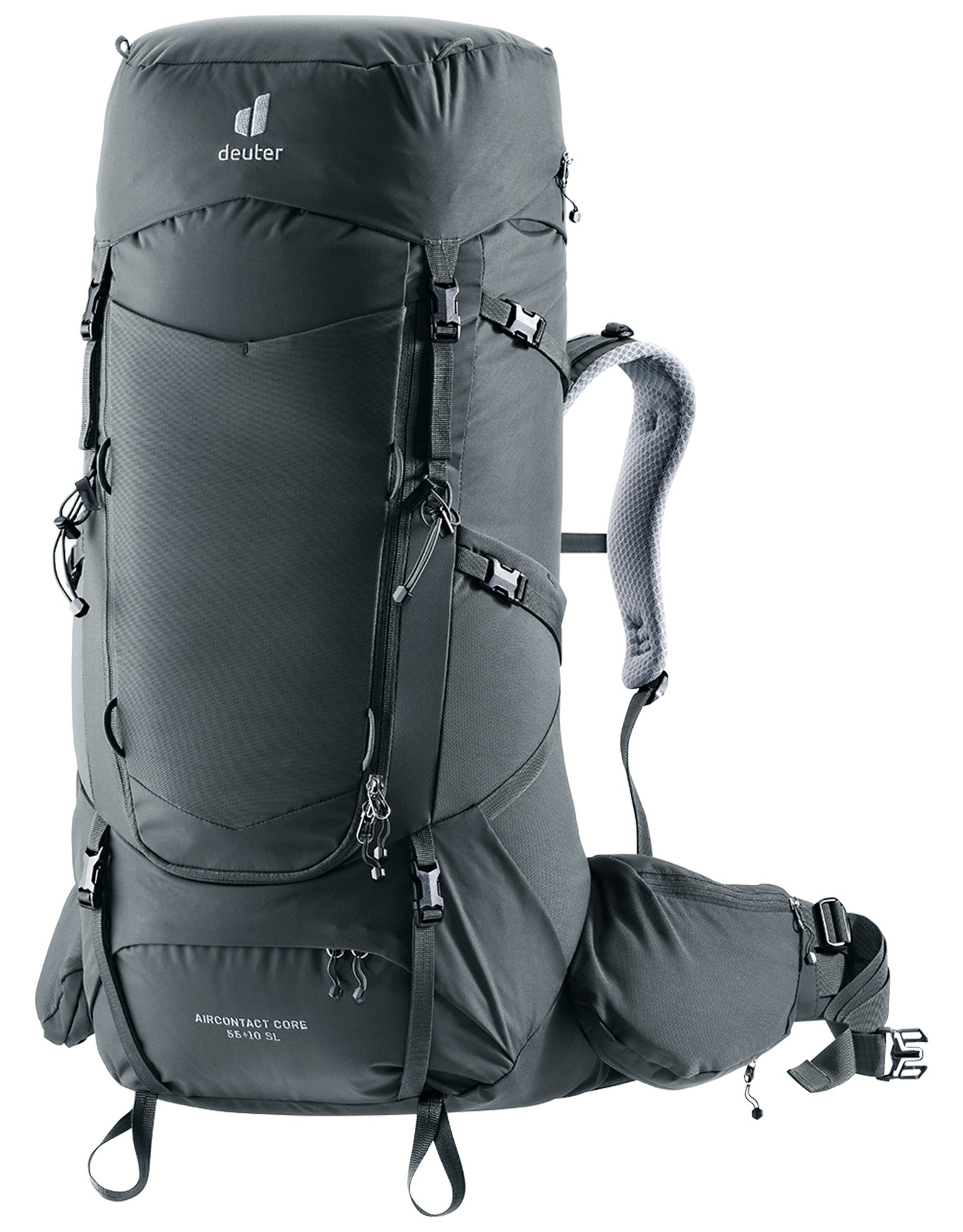 Sac à dos de trekking - Aircontact Core 55+10 SL Graphite en Nylon - Gris