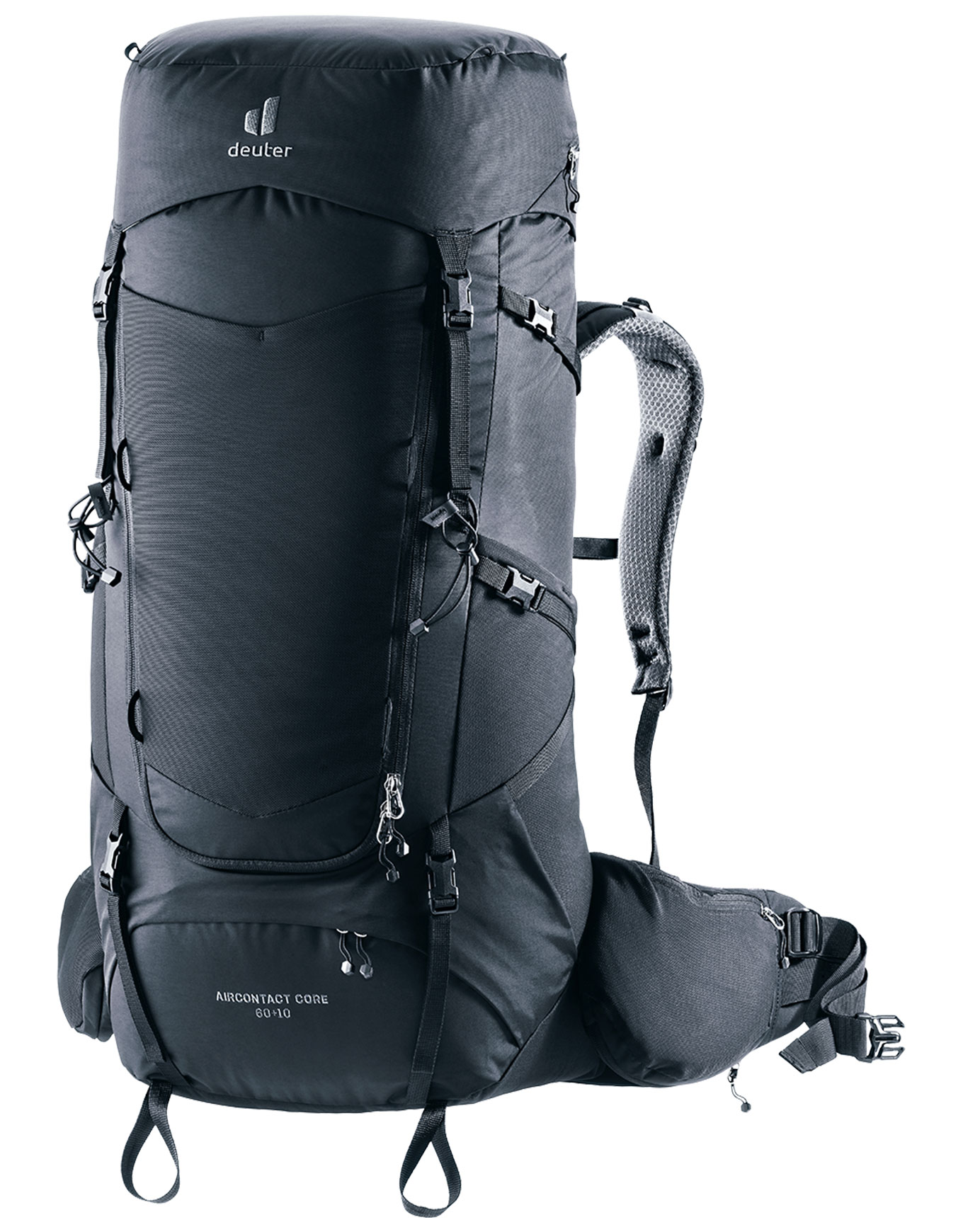 Sac à dos de trekking - Aircontact Core 60+10 Black - Noir