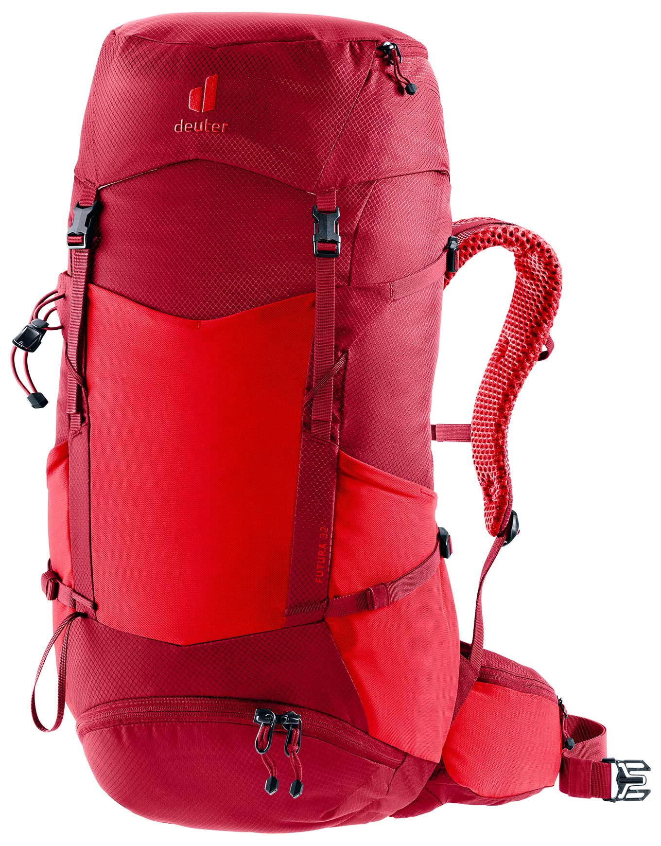 Sac à dos de randonnée journée - Futura 32 Cherry Masala en Nylon - Rouge