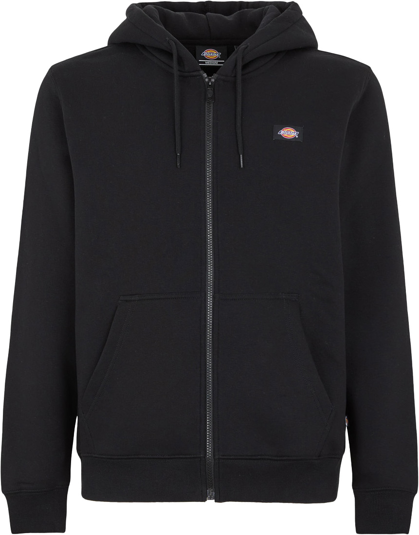 Sweat zippé à capuche - Oakport Zip Hoodie Black en Coton - Taille L - Noir